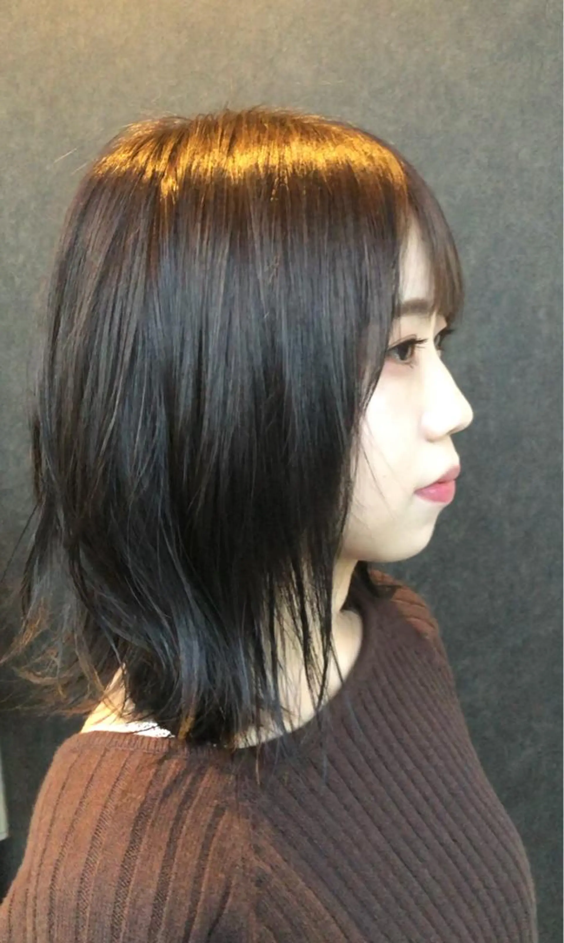 ミディアム 菊池 幹のヘアスタイル