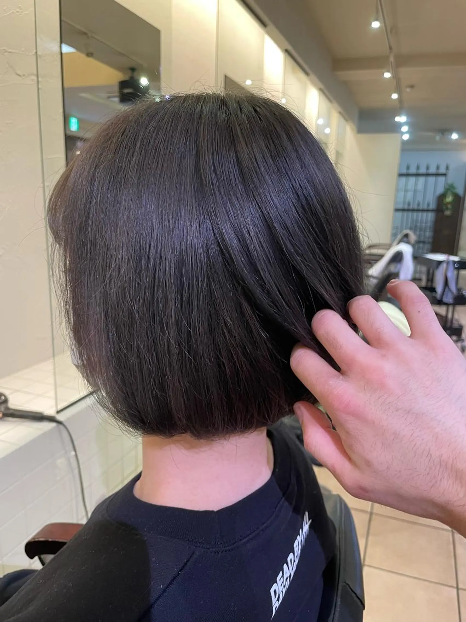 ミディアム 髪質改善/ 梅田中崎町/宮里のヘアスタイル