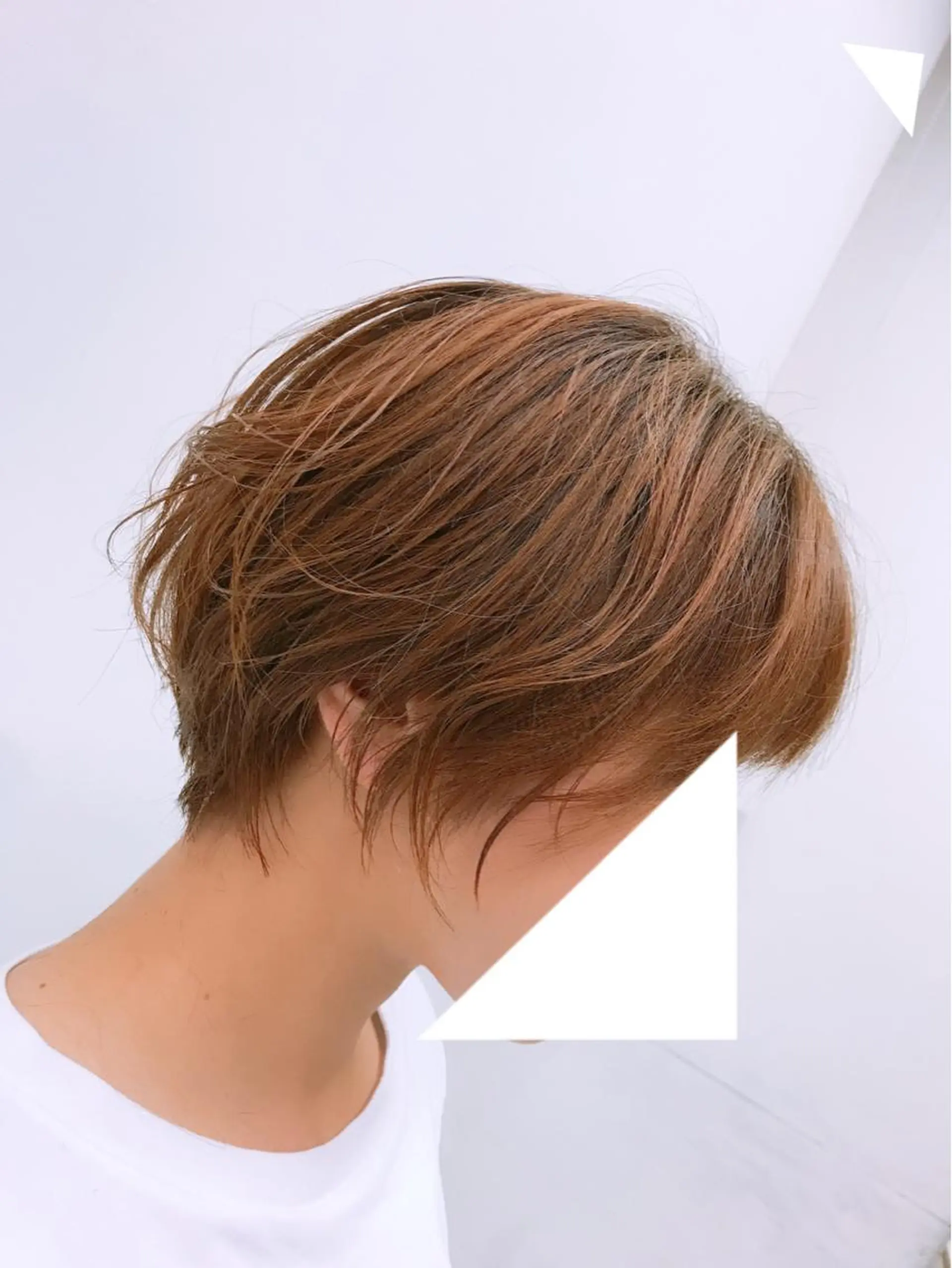 ショート くびれヘア ショートヘア 野々村 麻由のヘアスタイル