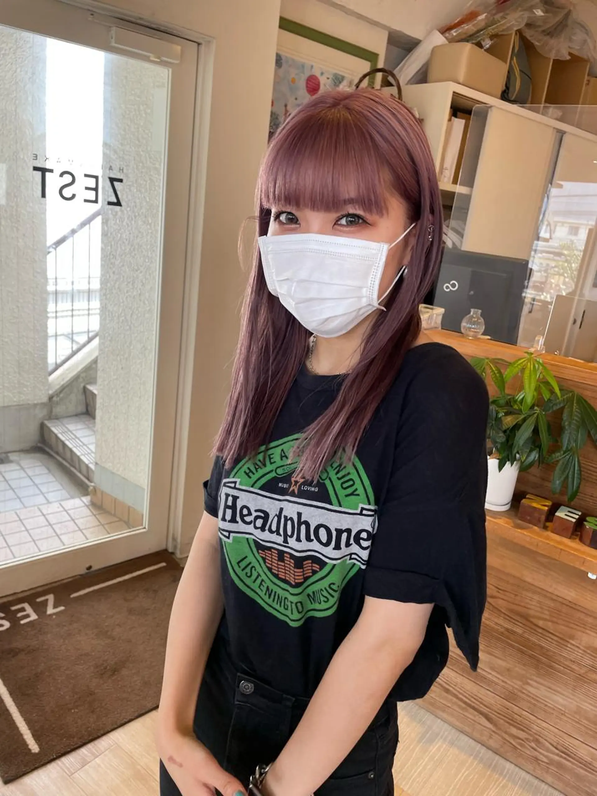 セミロング カラー niconail 🧣ayu 📍烏山のネイルデザイン