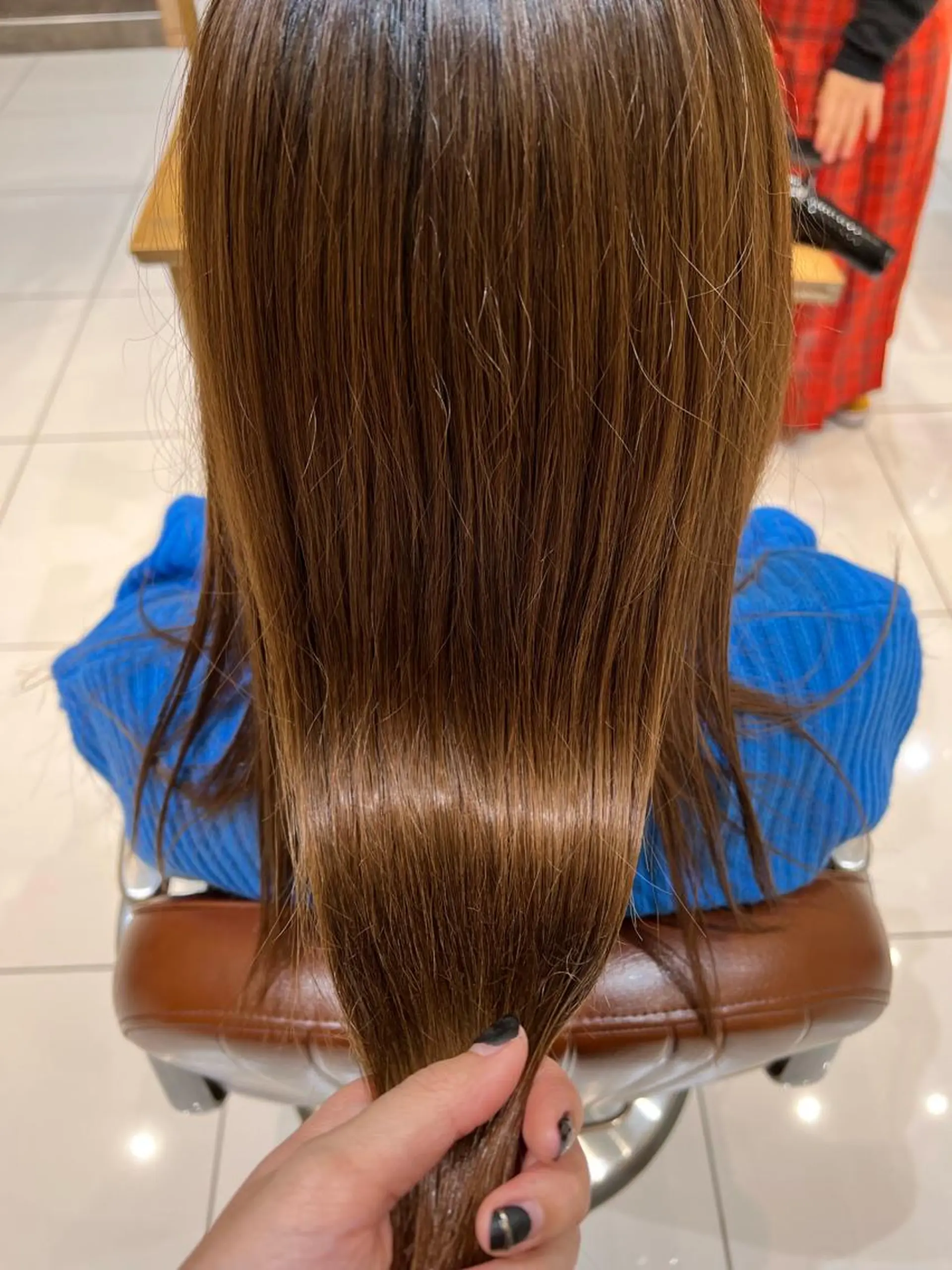 セミロング セミロングパーマ トリートメント ヘッドスパ 🌞レイヤー×カラー 前川那津美🌞のヘアスタイル