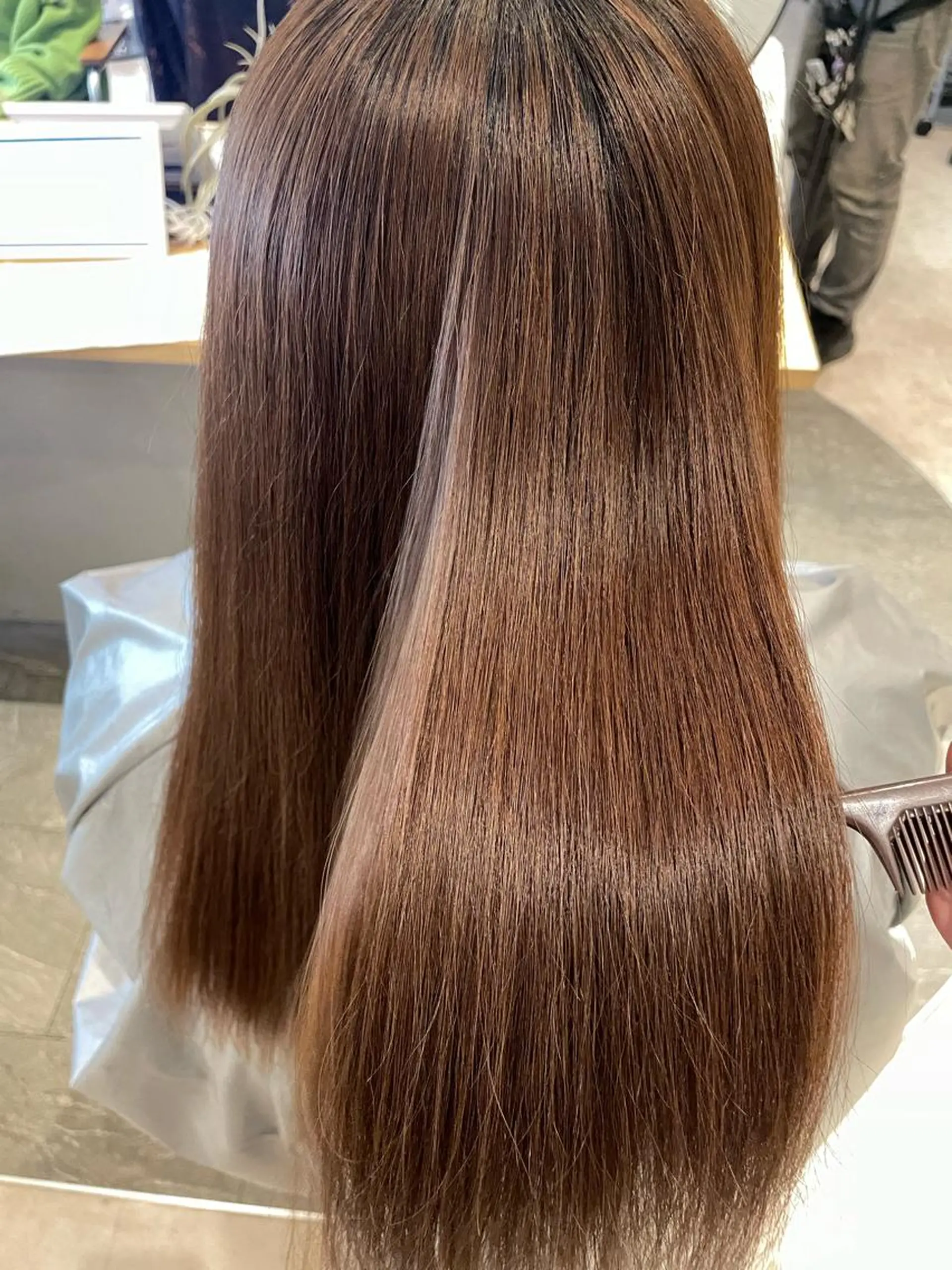 ロング 💘韓国レイヤー上 品カラーruru💘のヘアスタイル