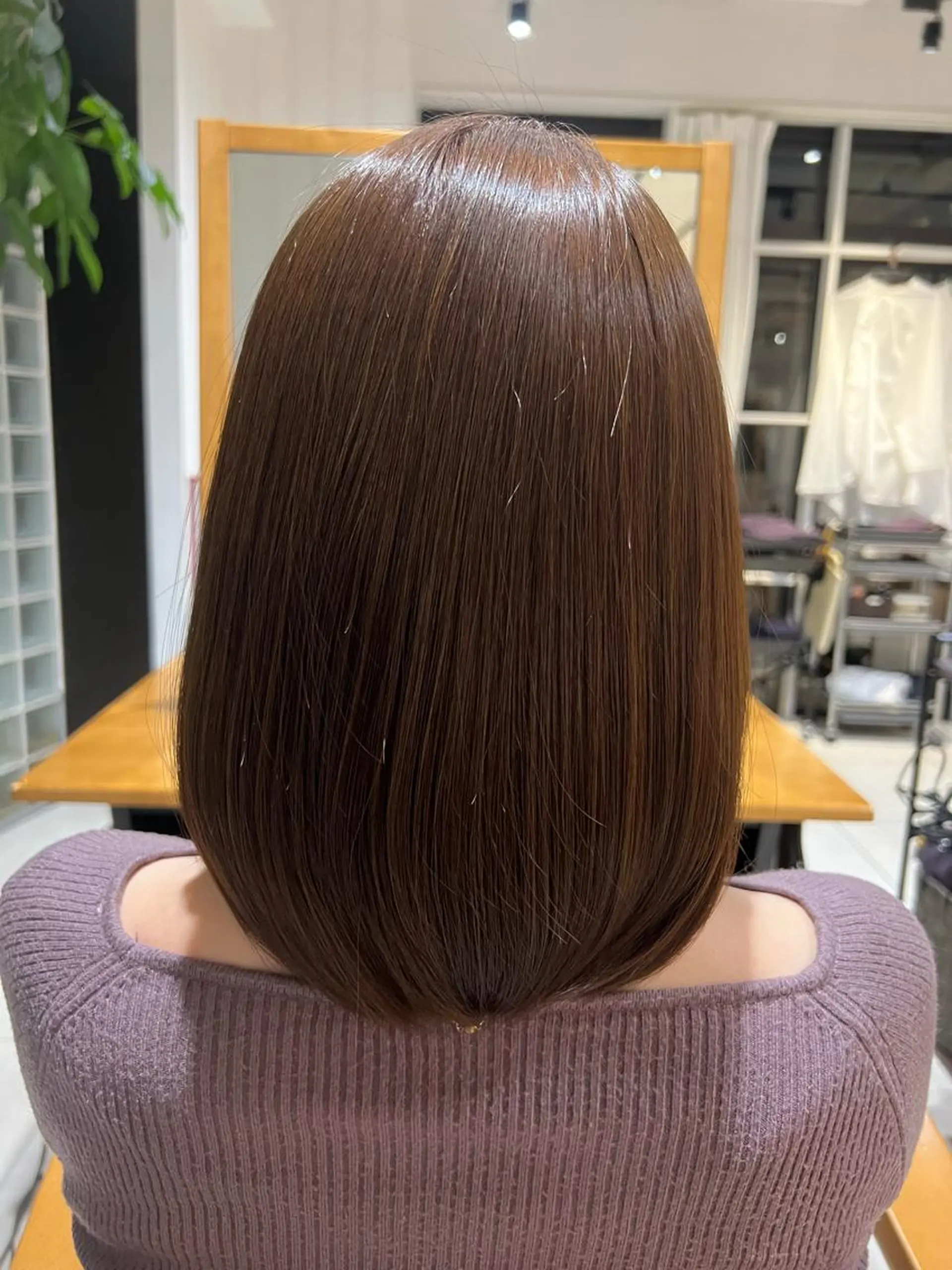 ミディアム カラー カット 縮毛矯正 トリートメント 透明感カラー/ヘッド スパ/喜多将平🍀のヘアスタイル