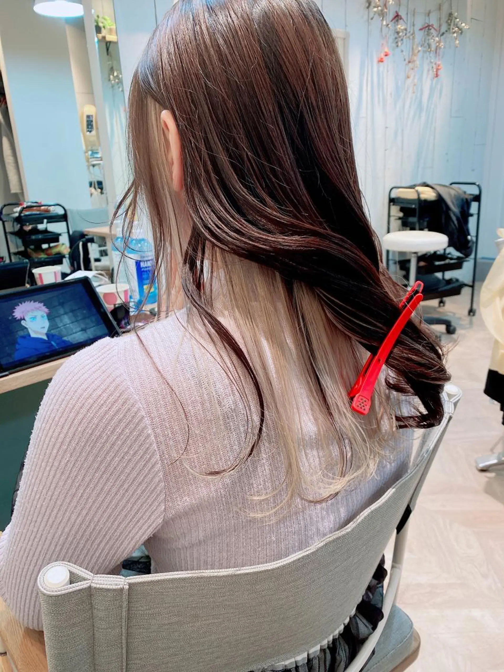 セミロング 似合わせカット ヘアカラー 西山 恵太郎のヘアスタイル