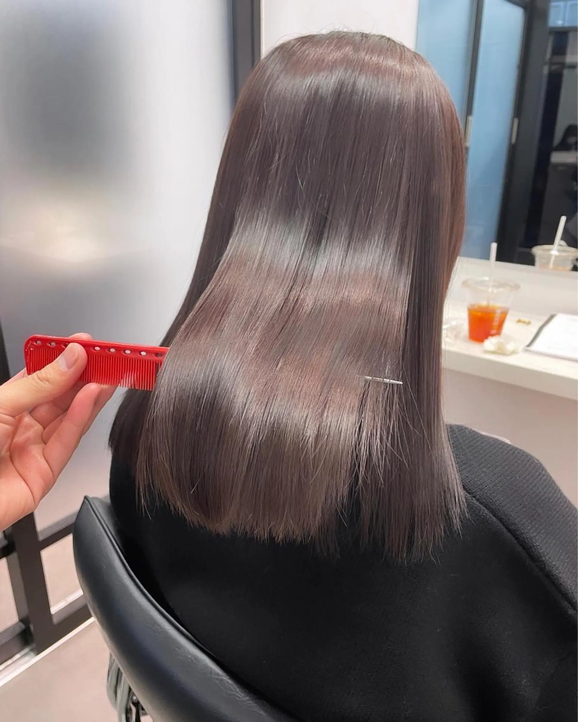 ミディアム 韓国ヘア 店長NEGIのヘアスタイル