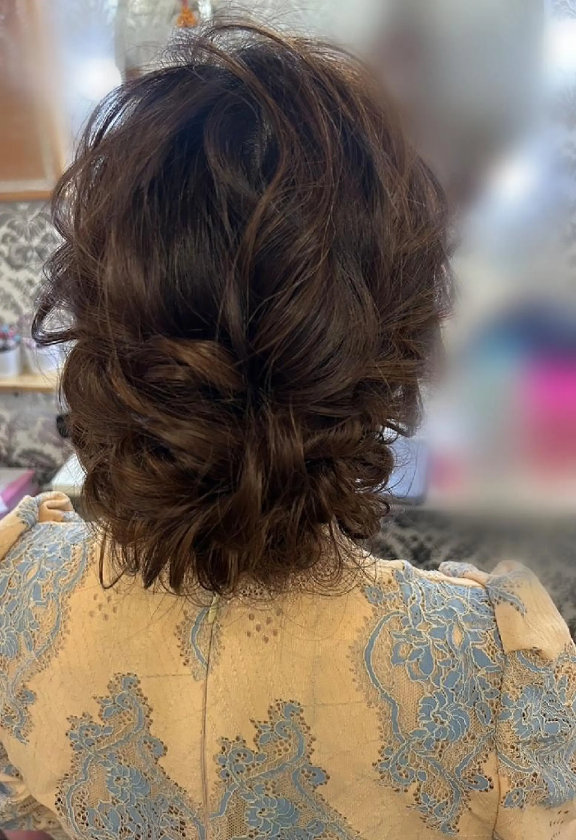セミロング ヘアアレンジ 成人式 結婚式・ブライダル 卒業式のヘアスタイル 浴衣 Rarely  beautyのヘアスタイル