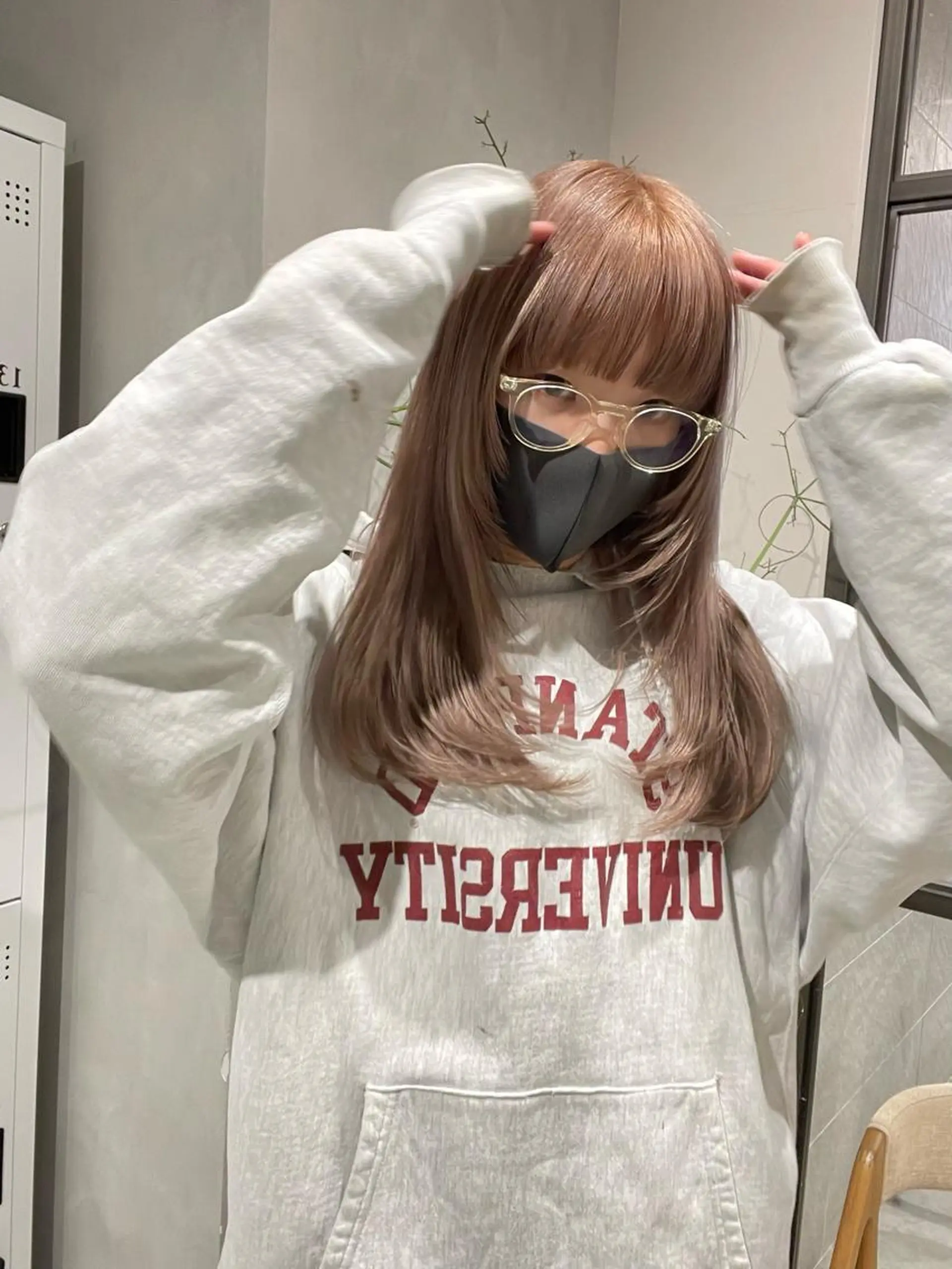 ロング カラー レイヤーカット ヘアカラー トリートメント 🦋レイヤーカット ミドリカワ🦋のヘアスタイル