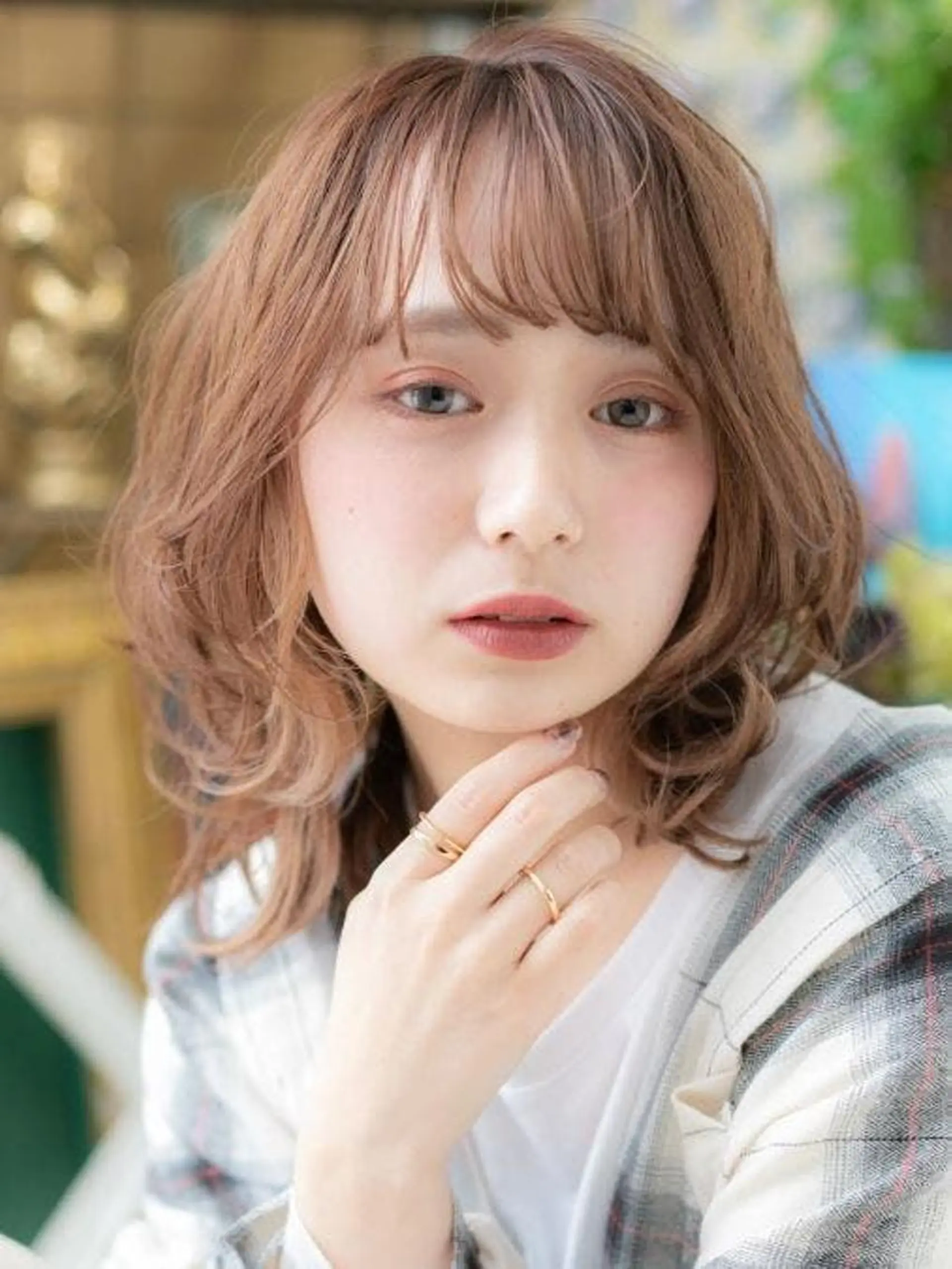 ミディアム カラー 出川 宙☘️のヘアスタイル