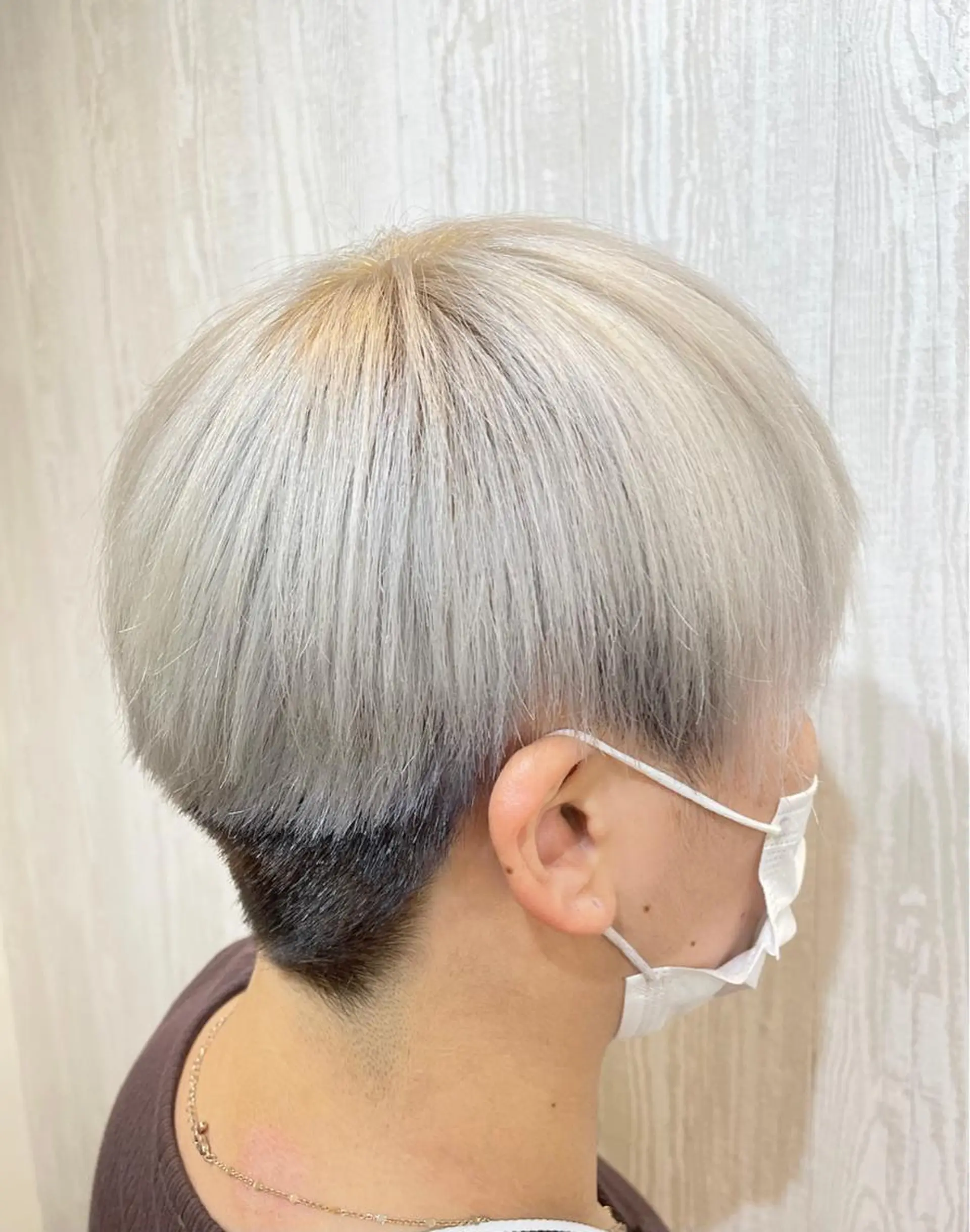 ショート カラー ヘアアレンジ HUENEST アカデミーサロンのヘアスタイル