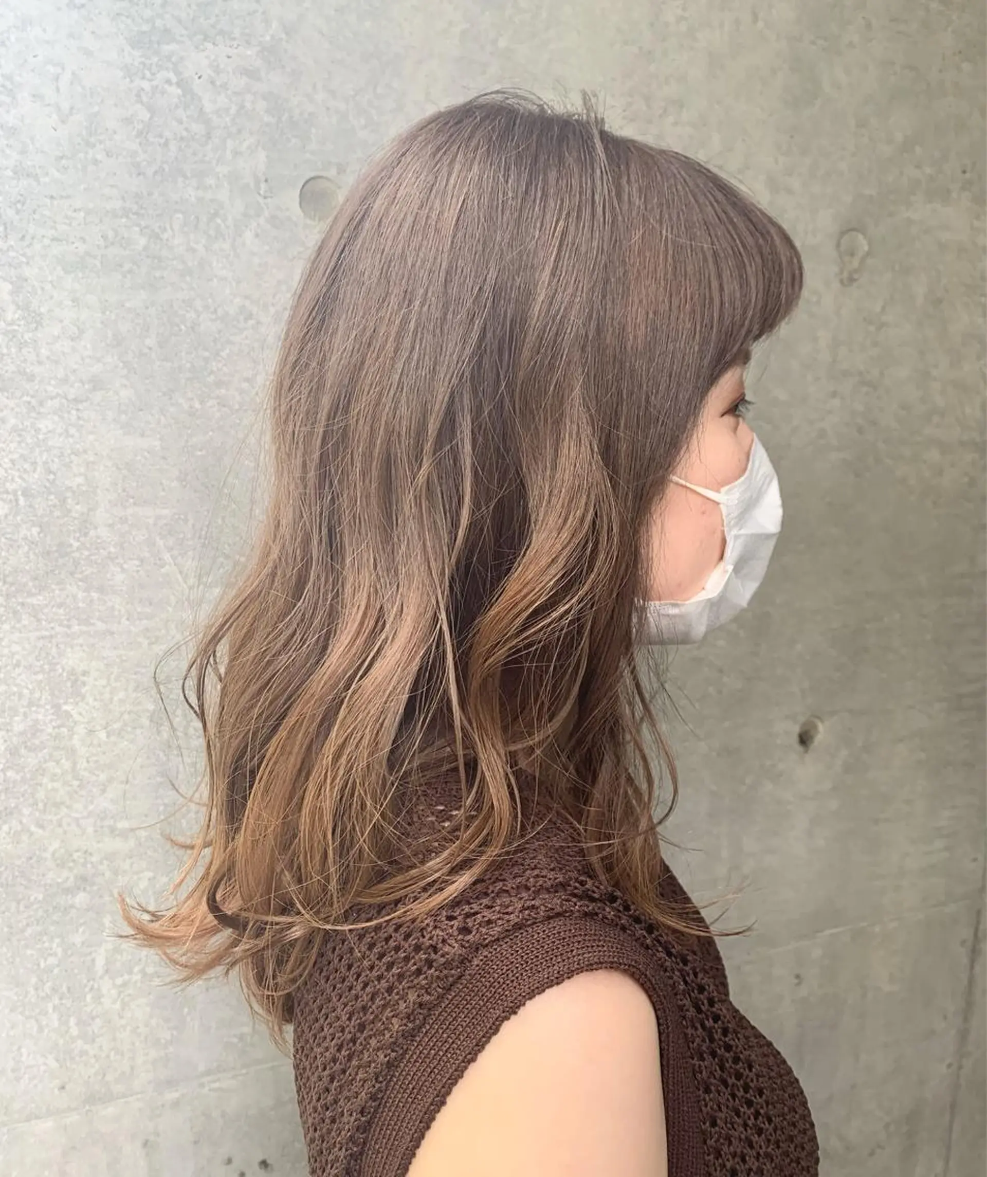 セミロング 【ミディアムと ロングに特化】島田恋のヘアスタイル