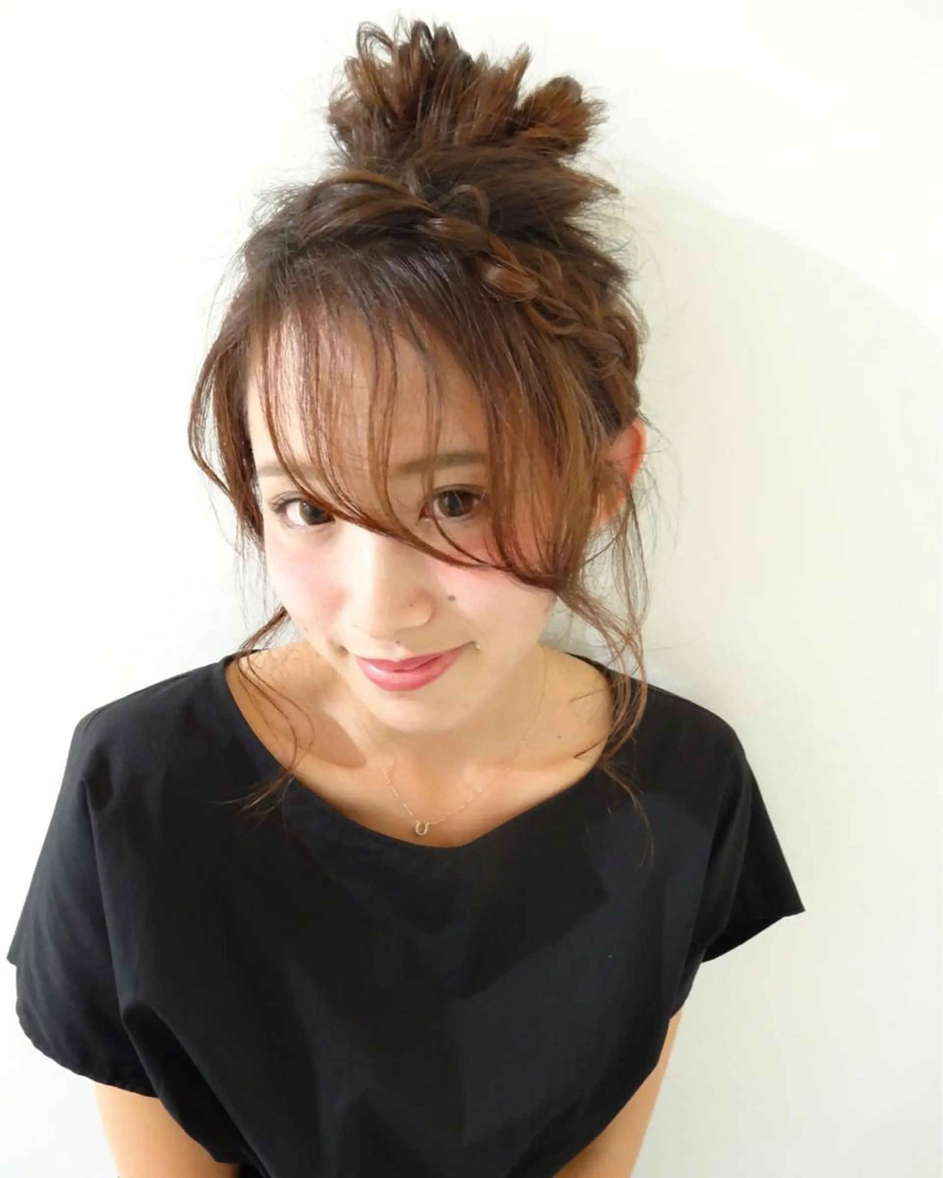 セミロング ロング ヘアアレンジ _WHITE高槻所属・_WHITE高槻店 yusukeのヘアスタイル