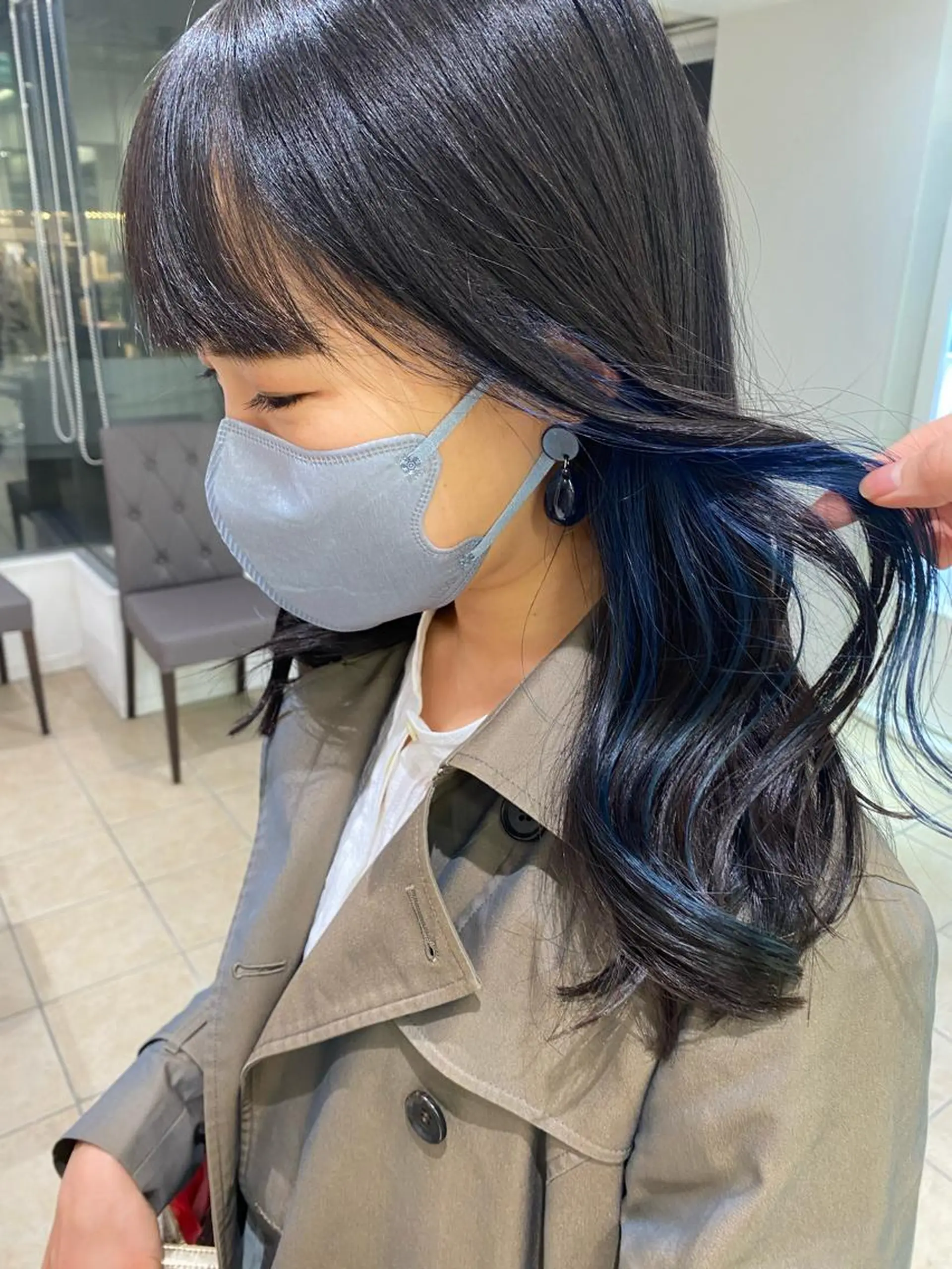 ミディアム カラー イルミナカラー ヘアカラー 西山梨々【5/1〜 復帰致します🌼】のヘアスタイル