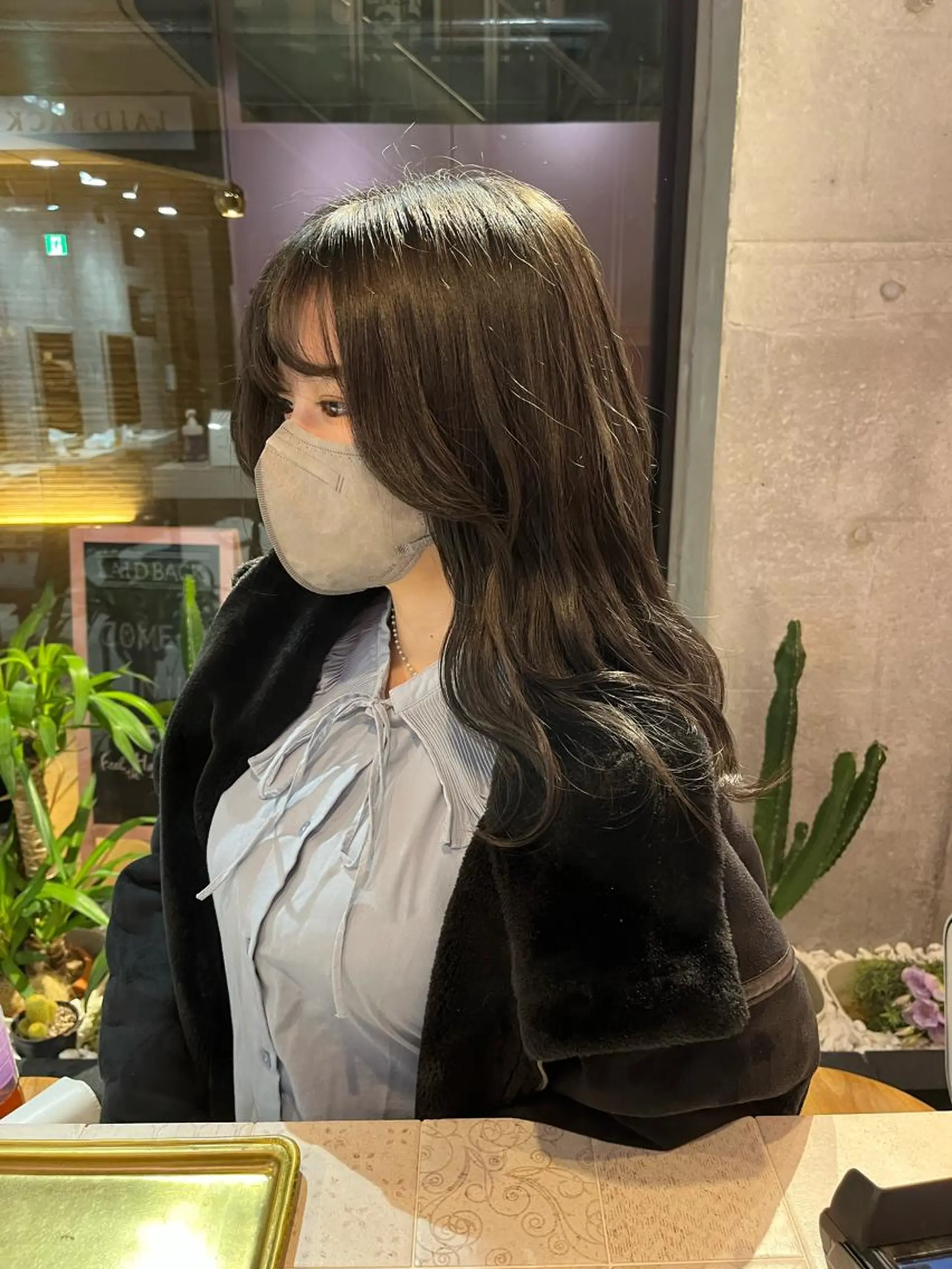 カラー 透明感カラー 艶感透明感カラー🤍 hinaのヘアスタイル