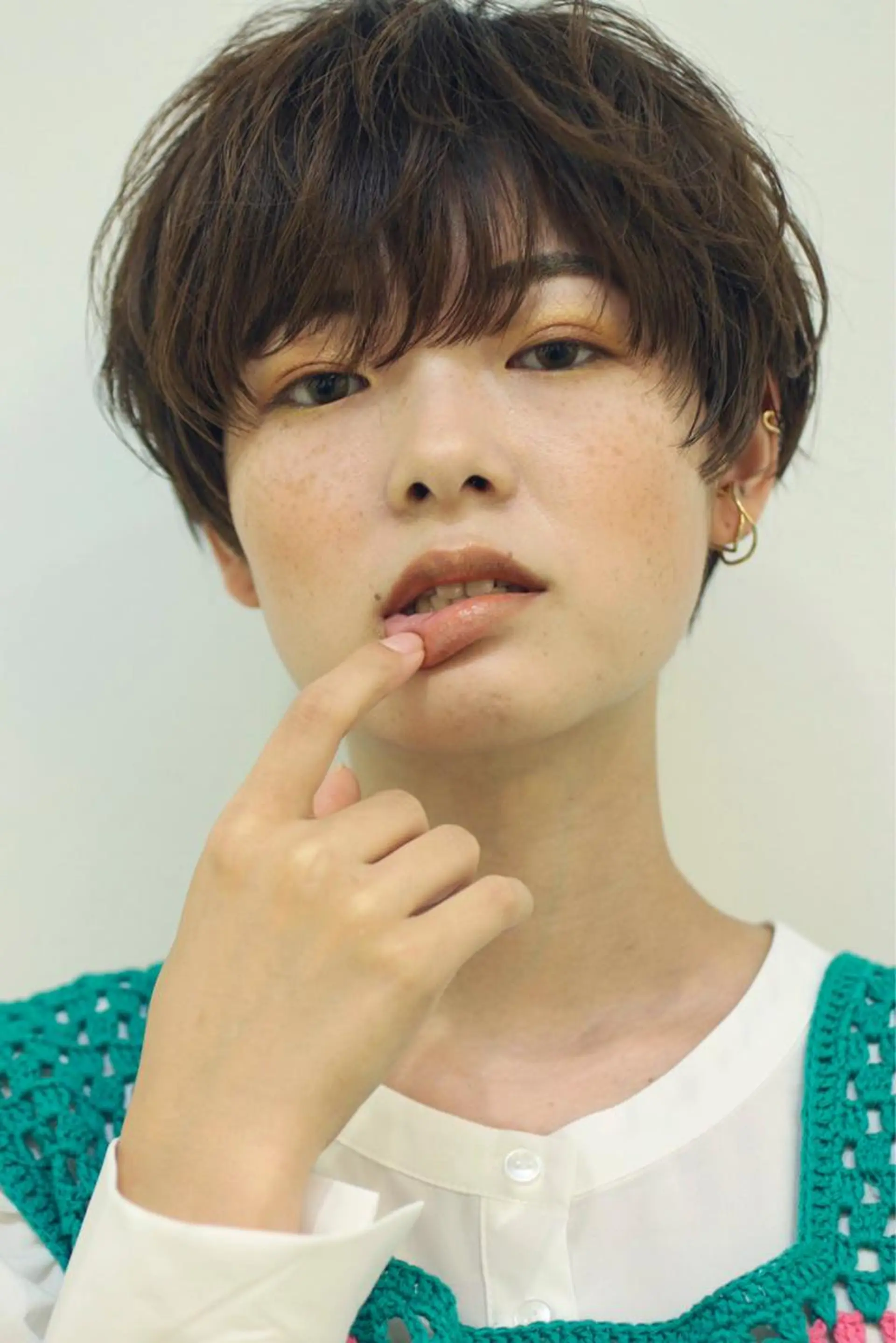 ショート ショートヘア カット ヘアカラー いりえ しゃけのヘアスタイル