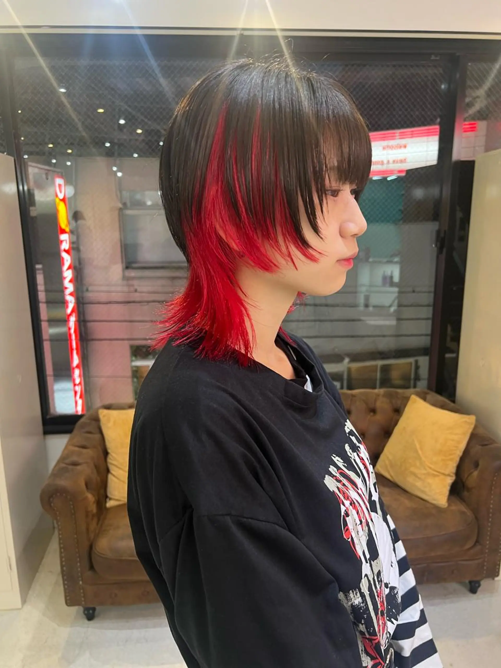 ミディアム 💥ウルフカット デザインあんな💥のヘアスタイル