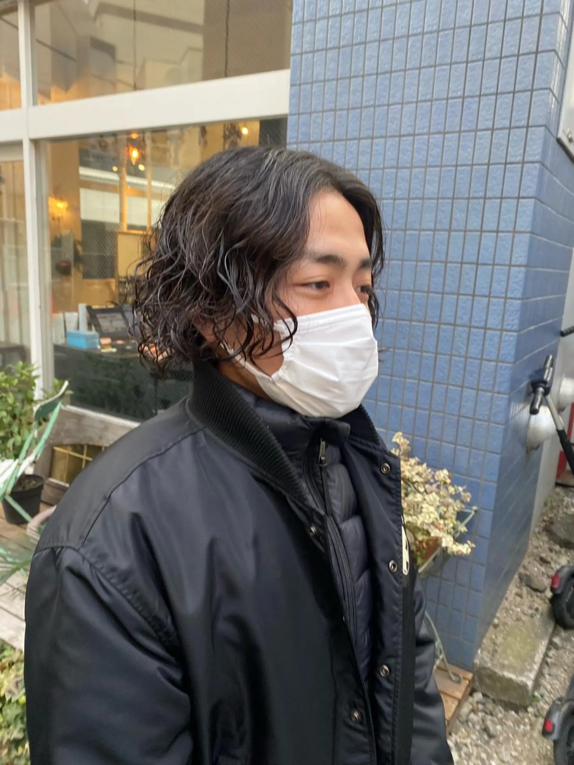 ロング メンズ メンズパーマ バレイヤージュ職人 🔥代表YU-SHIのヘアスタイル