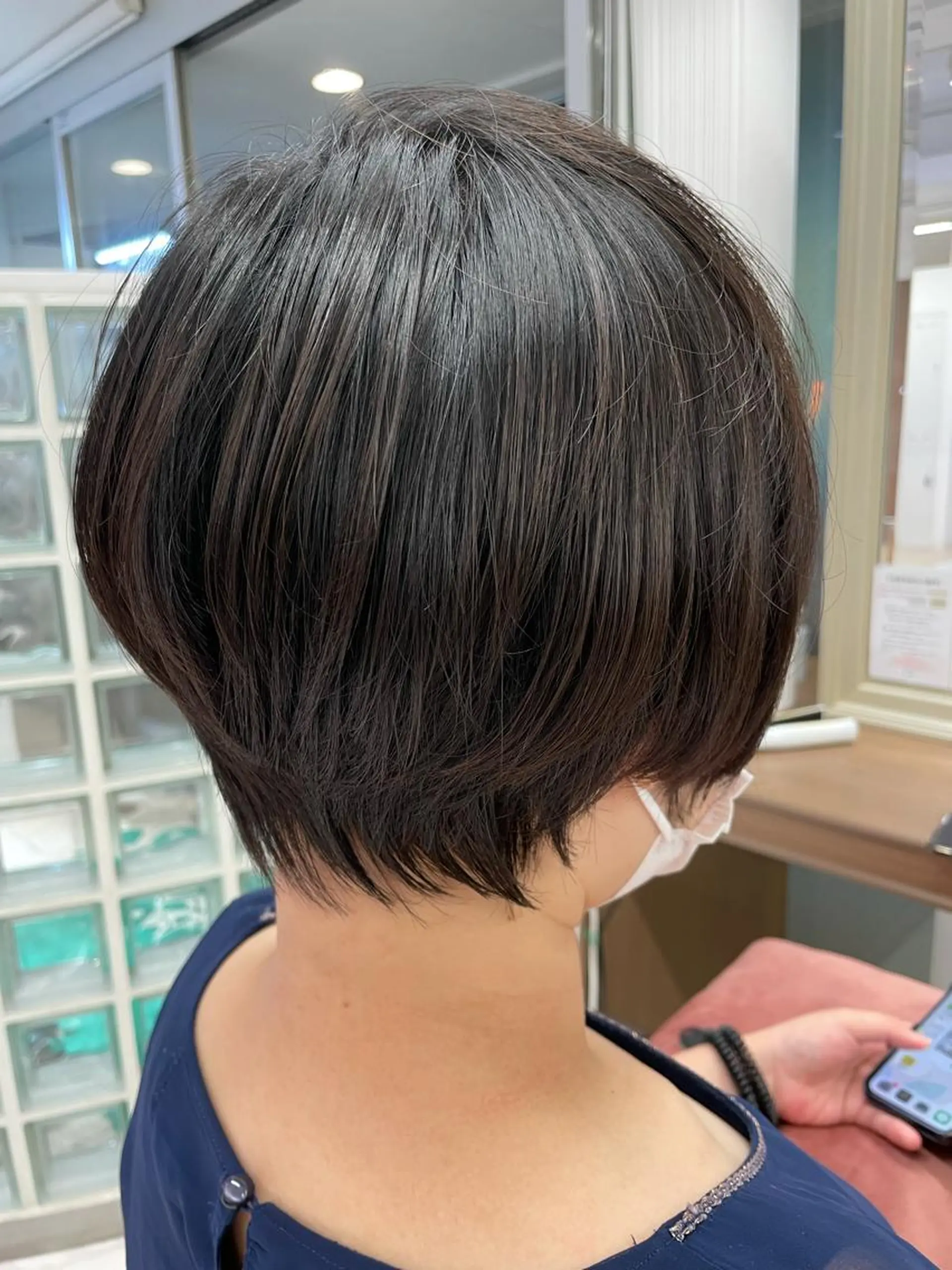 ショート カラー ショートヘア カット ヘアカラー 福島成美/髪質改善 縮毛矯正/カラーのヘアスタイル