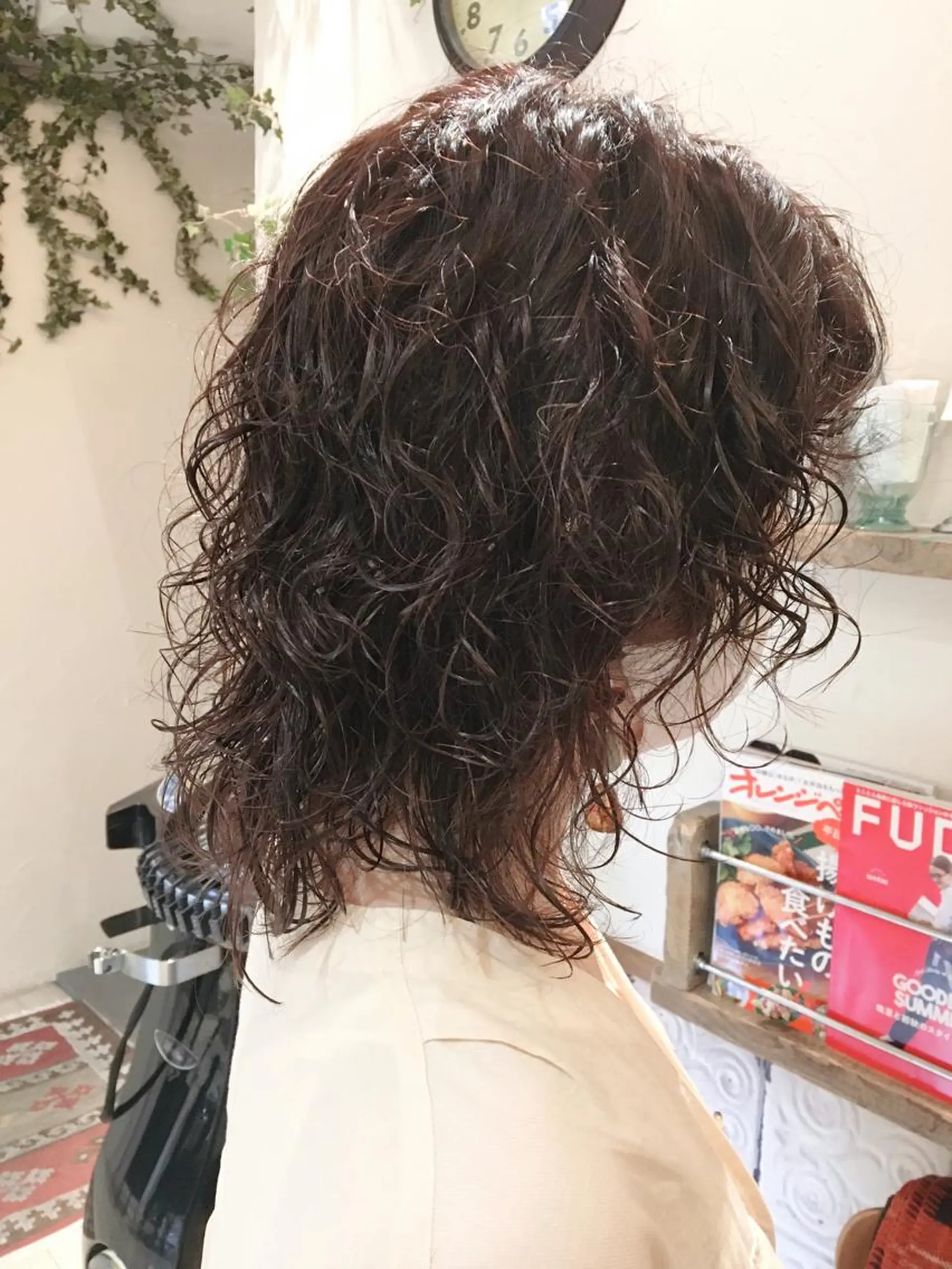 ミディアム シマダ アユミのヘアスタイル
