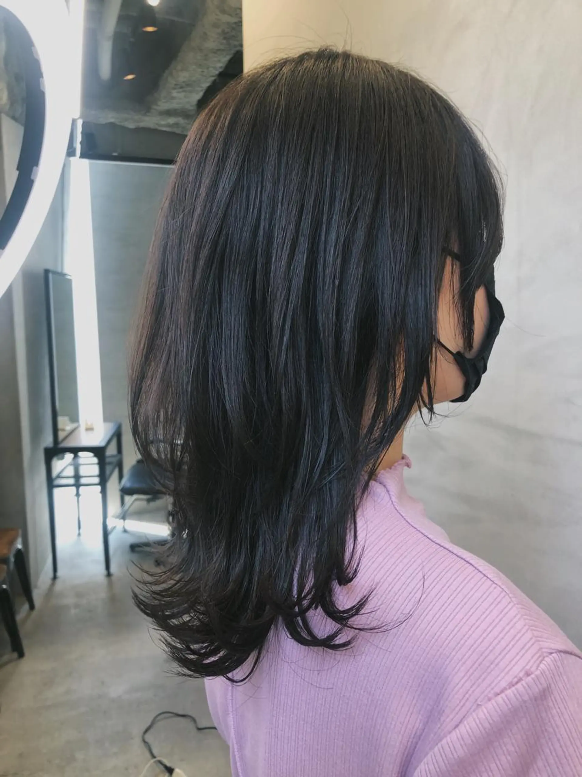 ミディアム カラー トリートメント マンツーマン／韓国 ヘア‎Amiのヘアスタイル