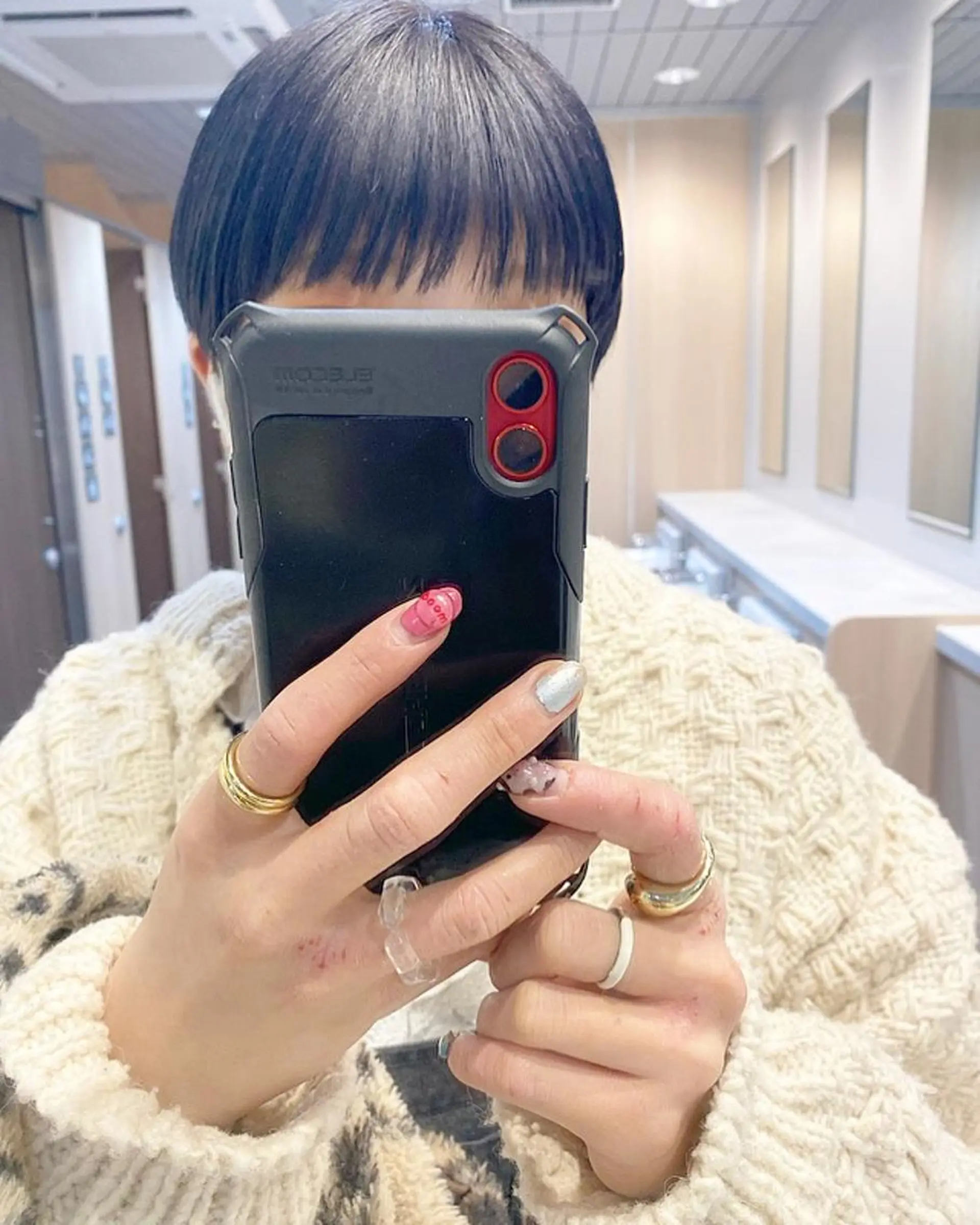 ショート カラー 🌈🌸あおき みちる🌟💗のヘアスタイル