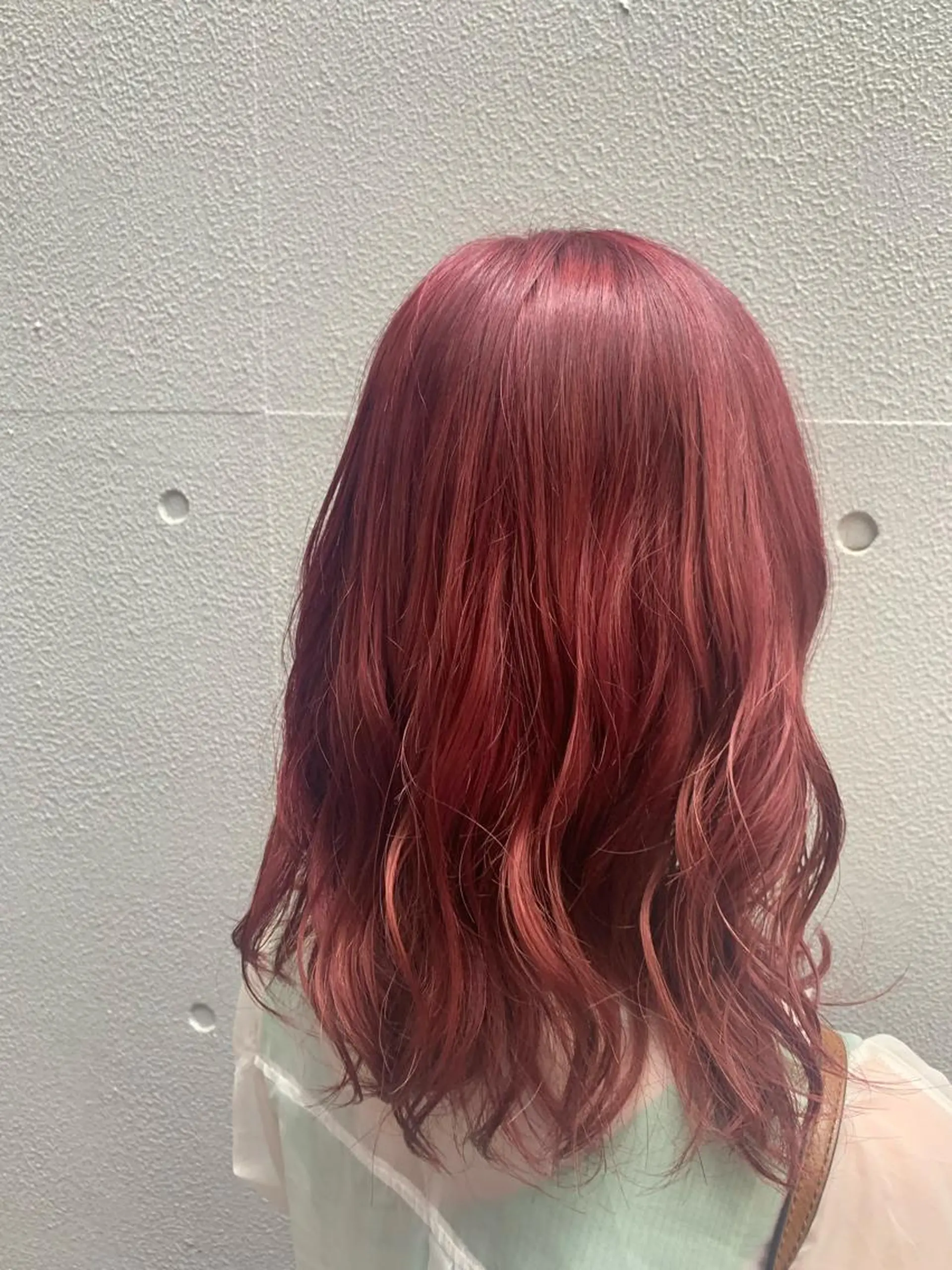 セミロング カラー ショート🌼パーマ 本間正子のヘアスタイル