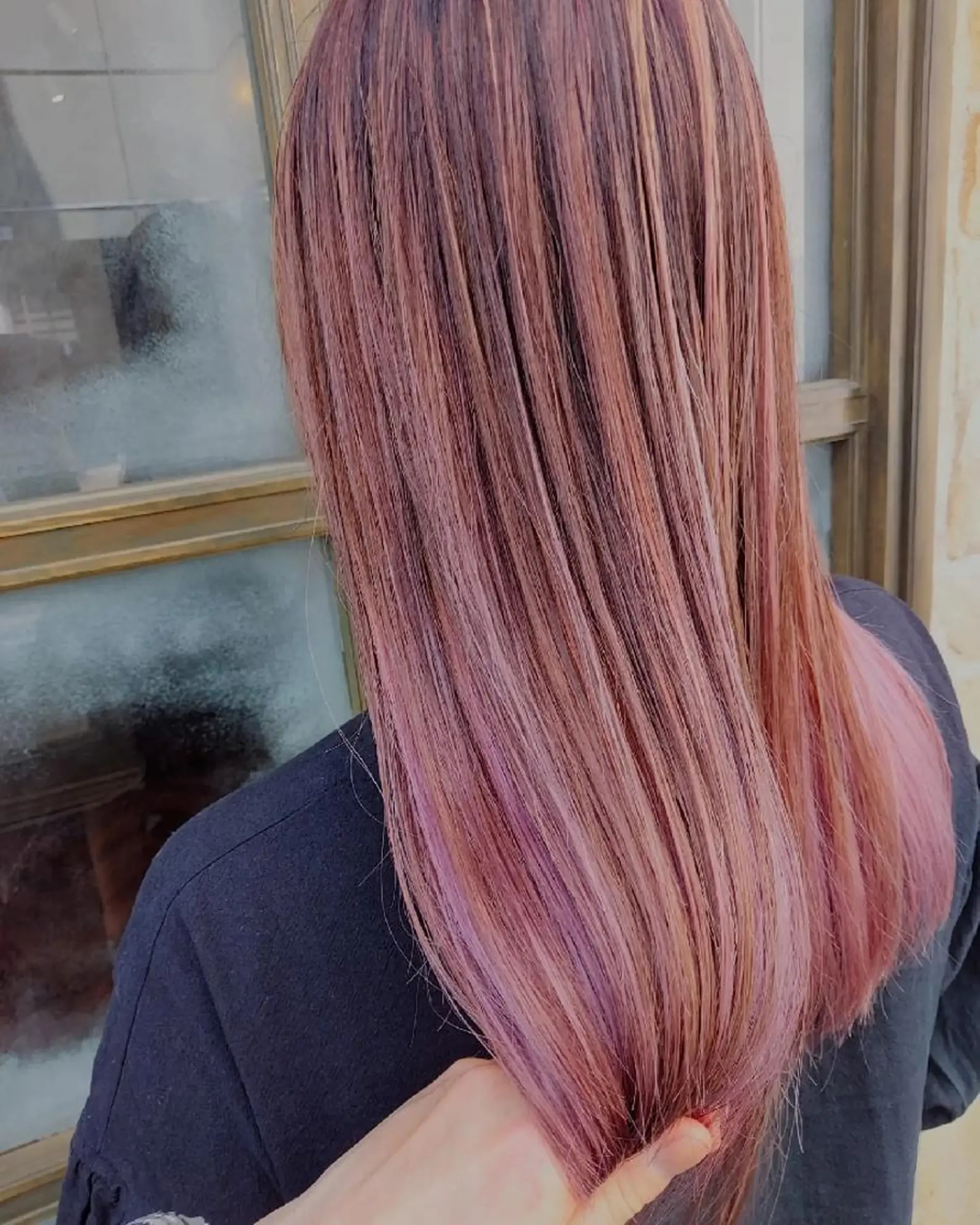 ロング カラー パープルカラー ブリーチ・ハイトーン 特化🎉内山のヘアスタイル