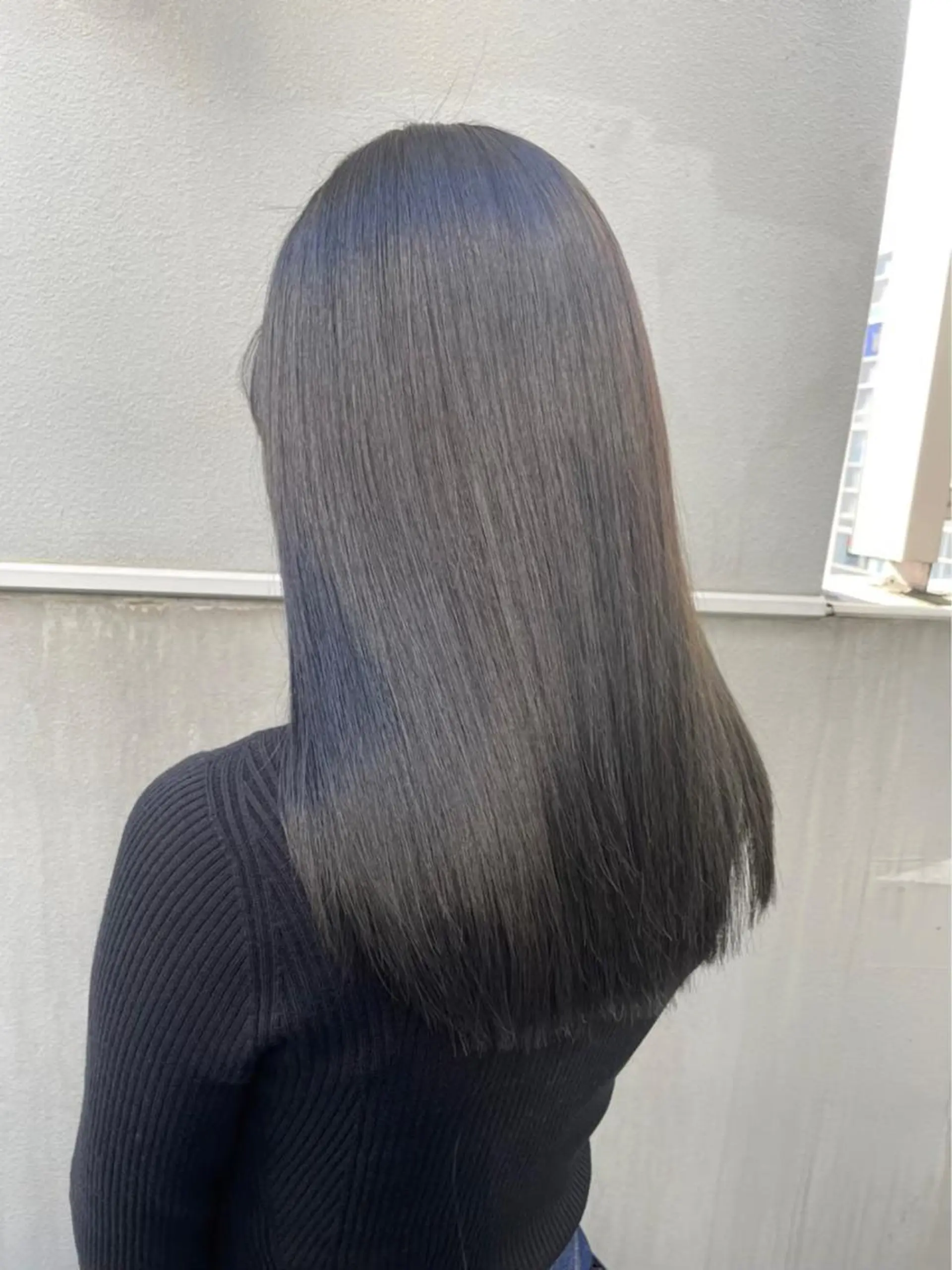 ロング 縮毛矯正 中村 彩乃のヘアスタイル