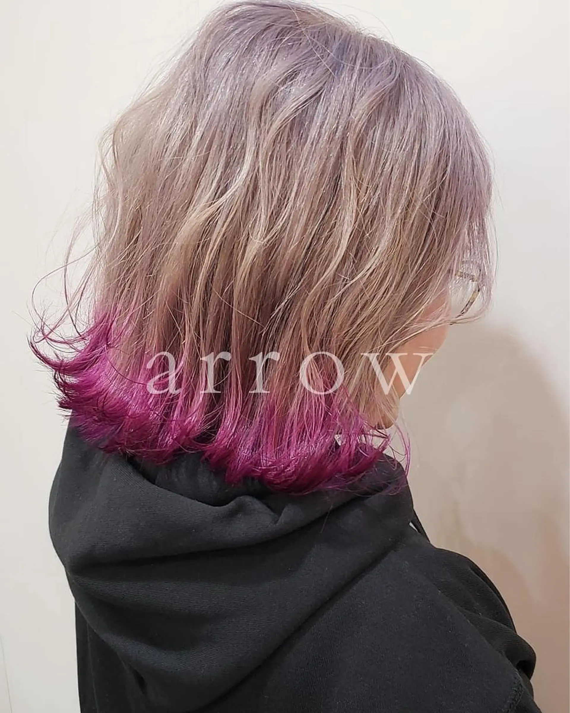ミディアム カラー arrow🖤 もえみのヘアスタイル