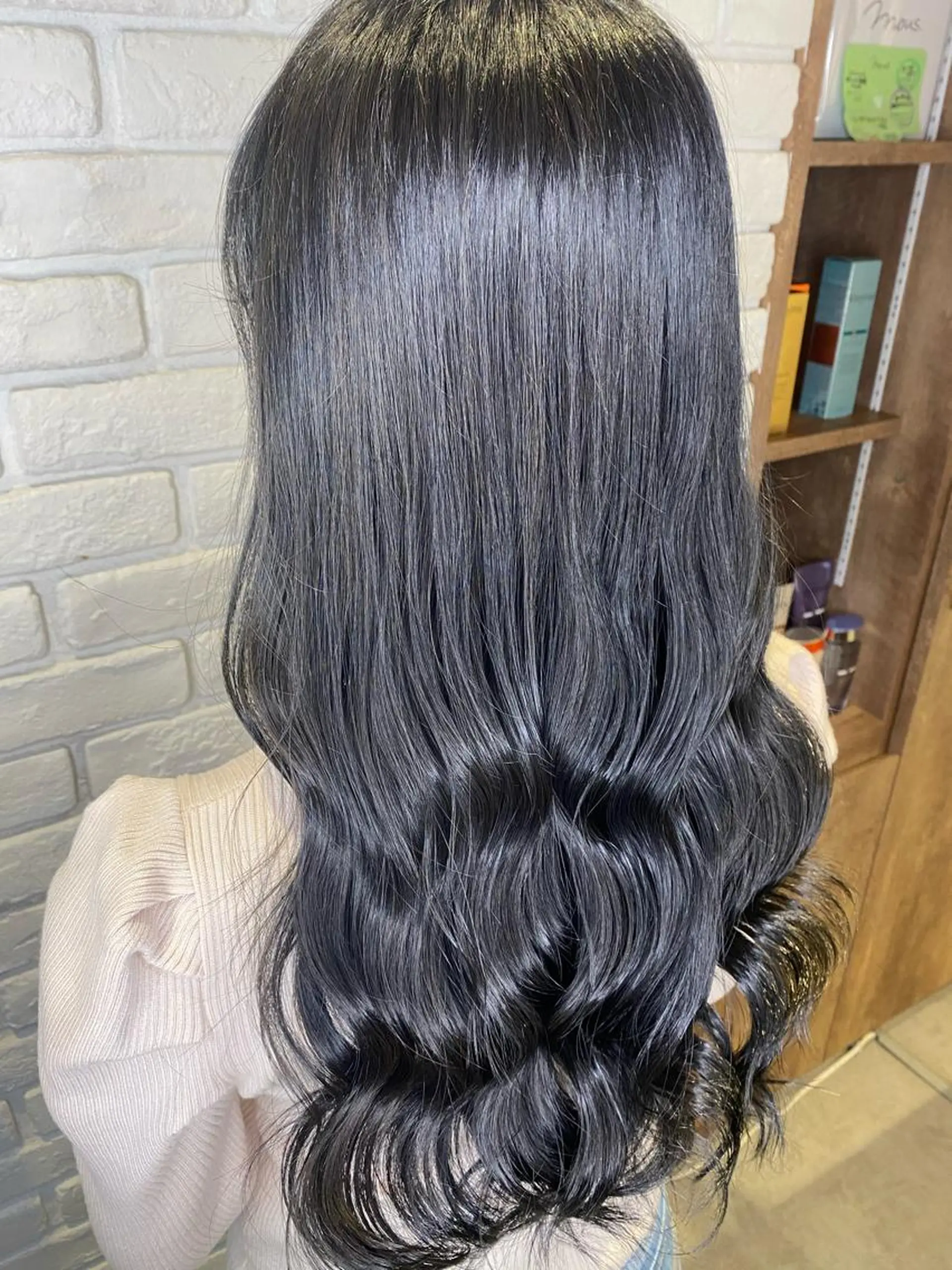 ロング 韓国風ヘア ヘアカラー トリートメント 🎀しゅな/韓国 レイヤー/透明感♡のヘアスタイル