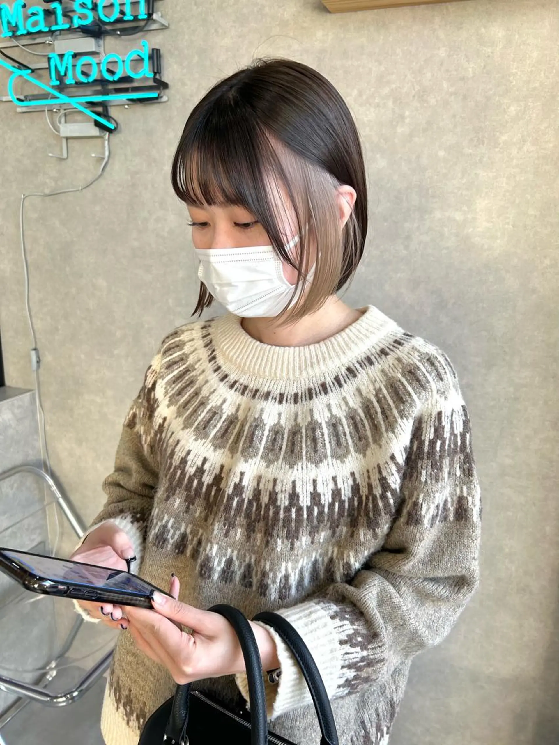 ショート カラー カット ヘアカラー トリートメント 一ノ瀬 暁のヘアスタイル