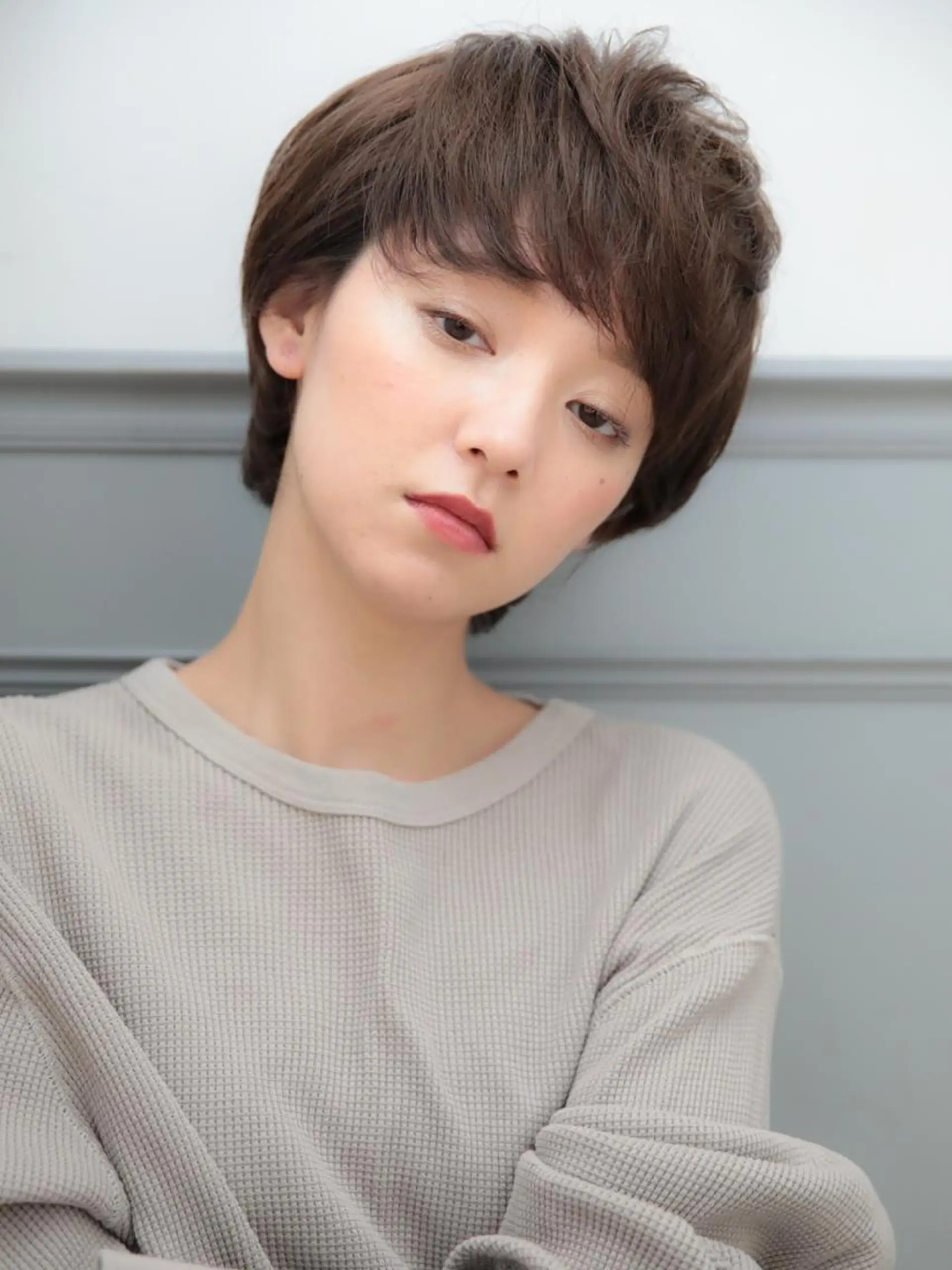 ショート カラー パーマ レイヤーカット✂️ 横浜No1♡下鳥翔子のヘアスタイル