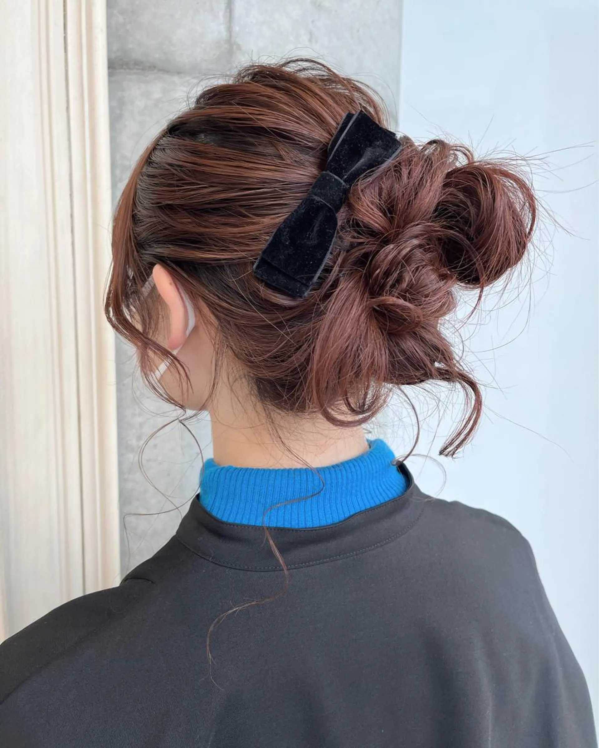 セミロング ヘアアレンジ サソウ ユリエ🥥のヘアスタイル