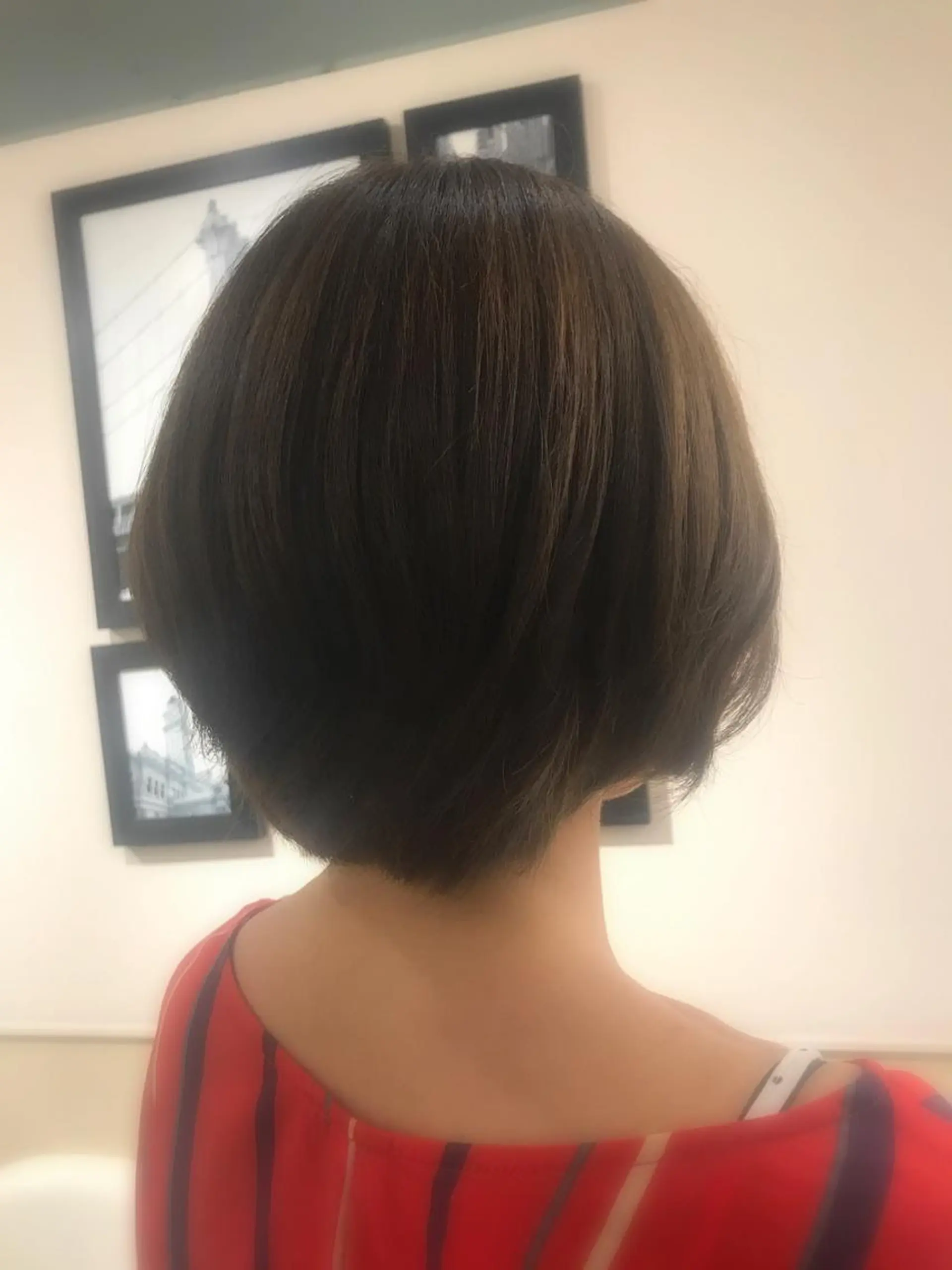 ショート カラー カット 髪質改善×矯正🫧 韓国ヘアasamiのヘアスタイル