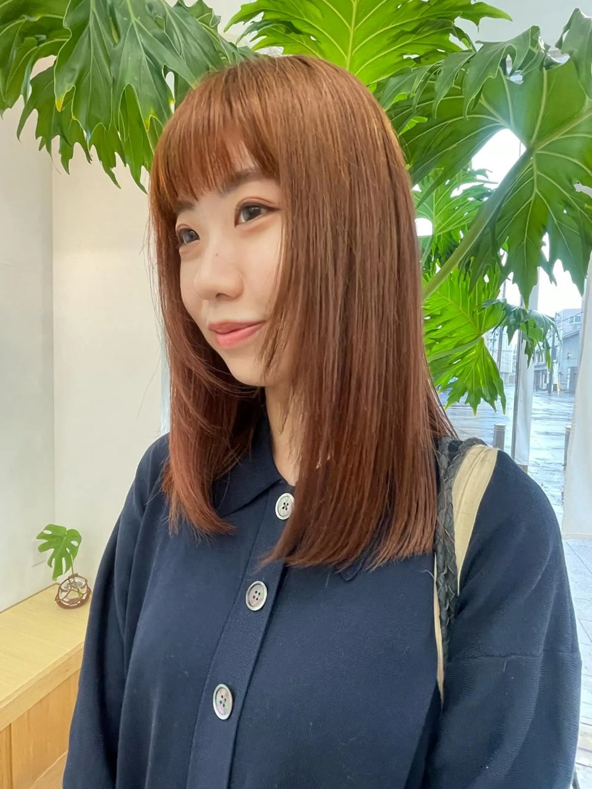 ミディアム カラー 垢抜けボブ/SAHO /OAK溝の口のヘアスタイル