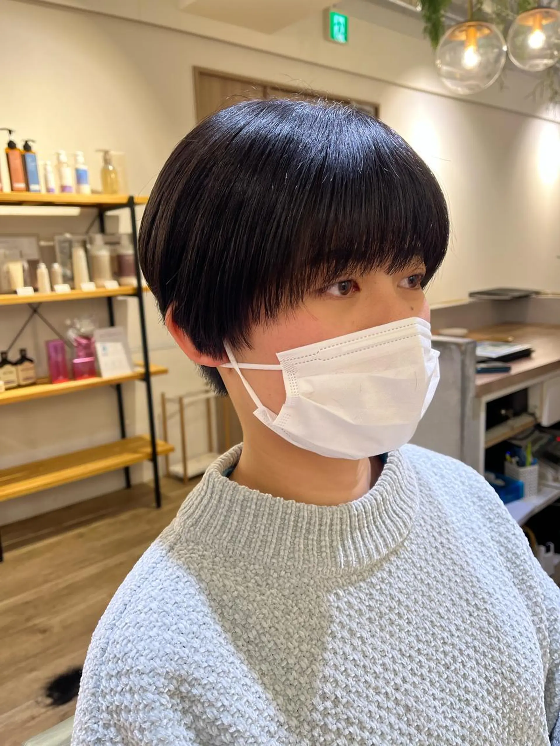 ショート ショート/ボブ/透明 感カラー/高橋あみのヘアスタイル