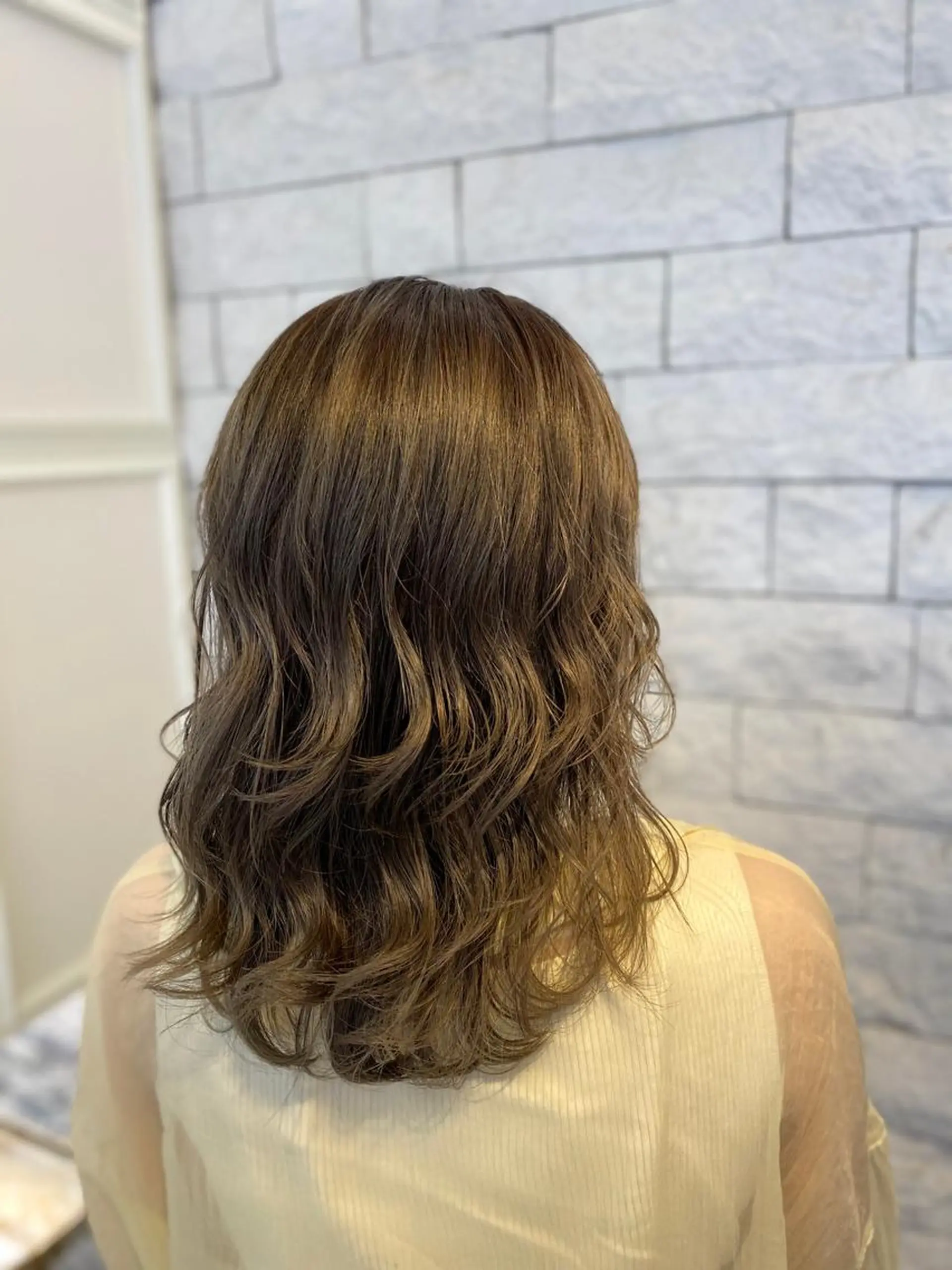 ミディアム レイヤーカット カット ナチュラル特化 低価格/ＪＯのヘアスタイル