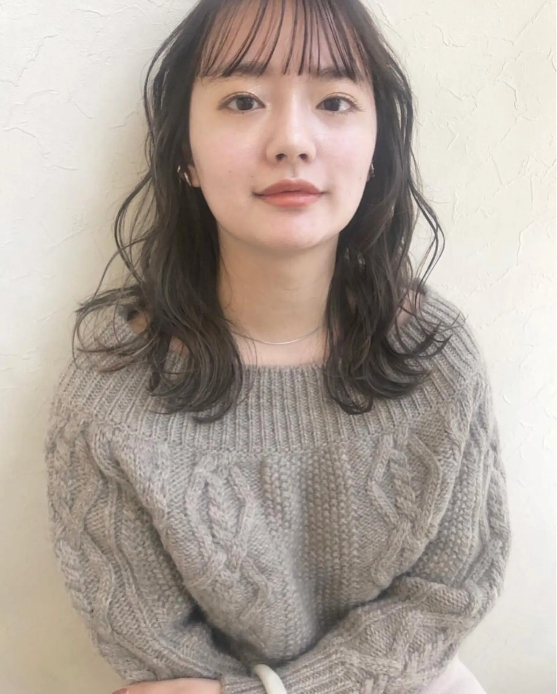 セミロング カラー nakahara madokaのヘアスタイル