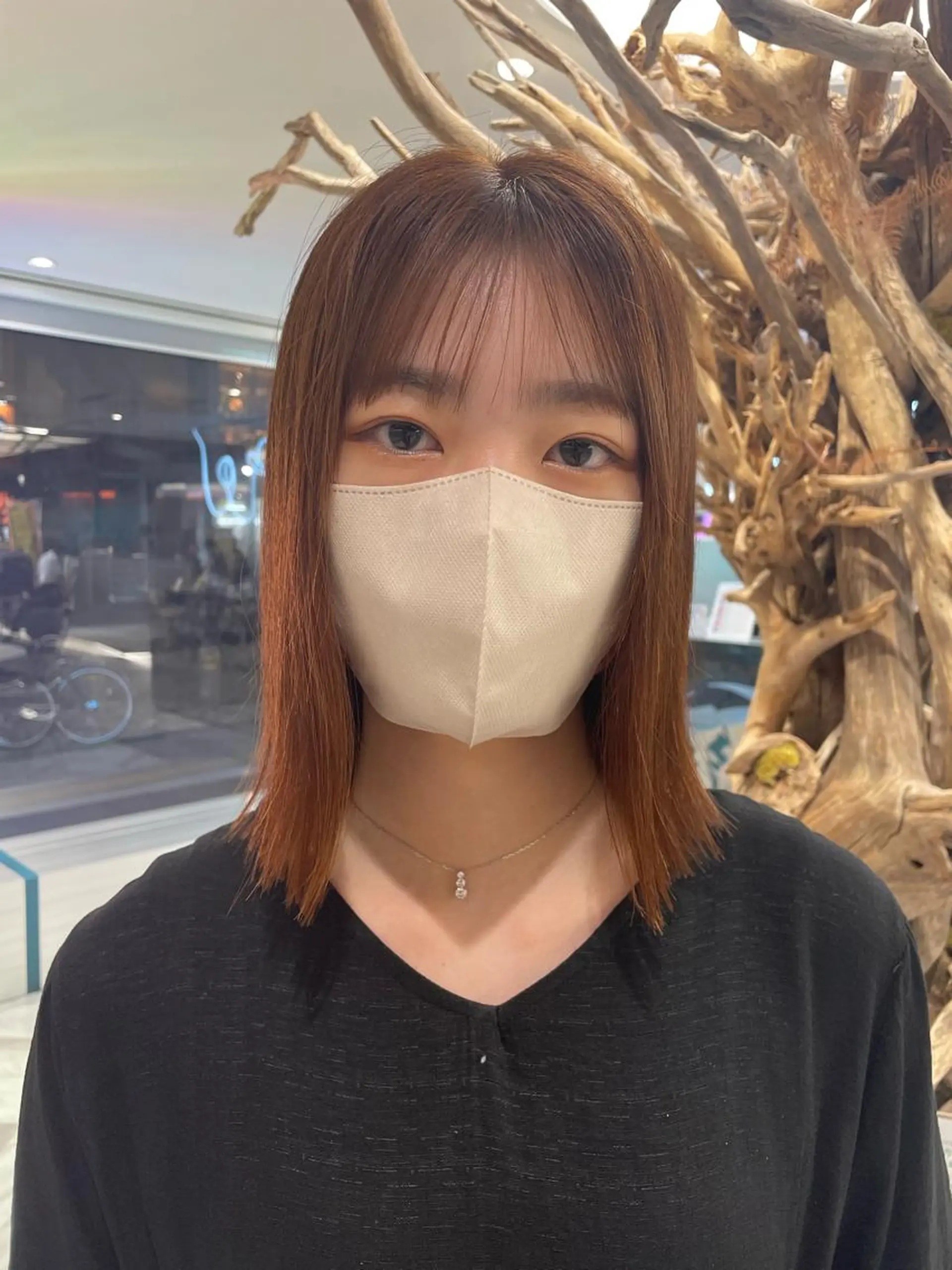 ミディアム カラー カット ヘアカラー 🧁はるひ/ ZEST Ivy🎀のヘアスタイル