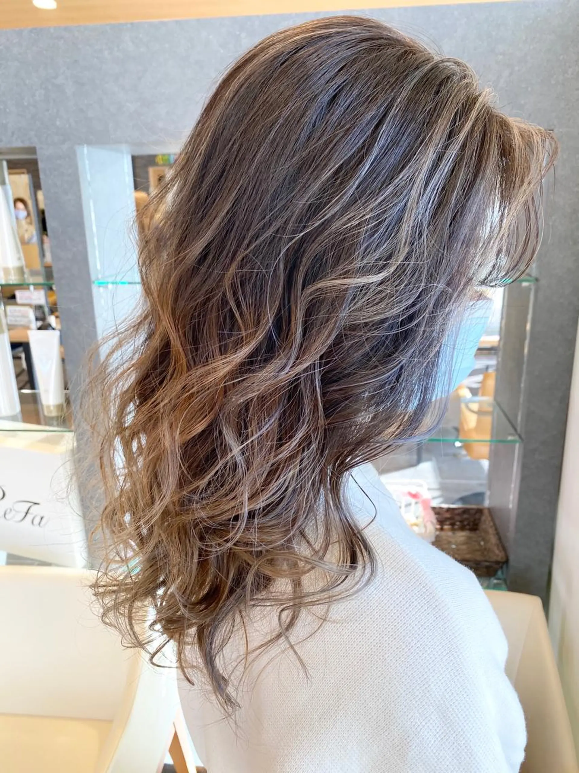 セミロング カラー Gain池下 レディースのヘアスタイル