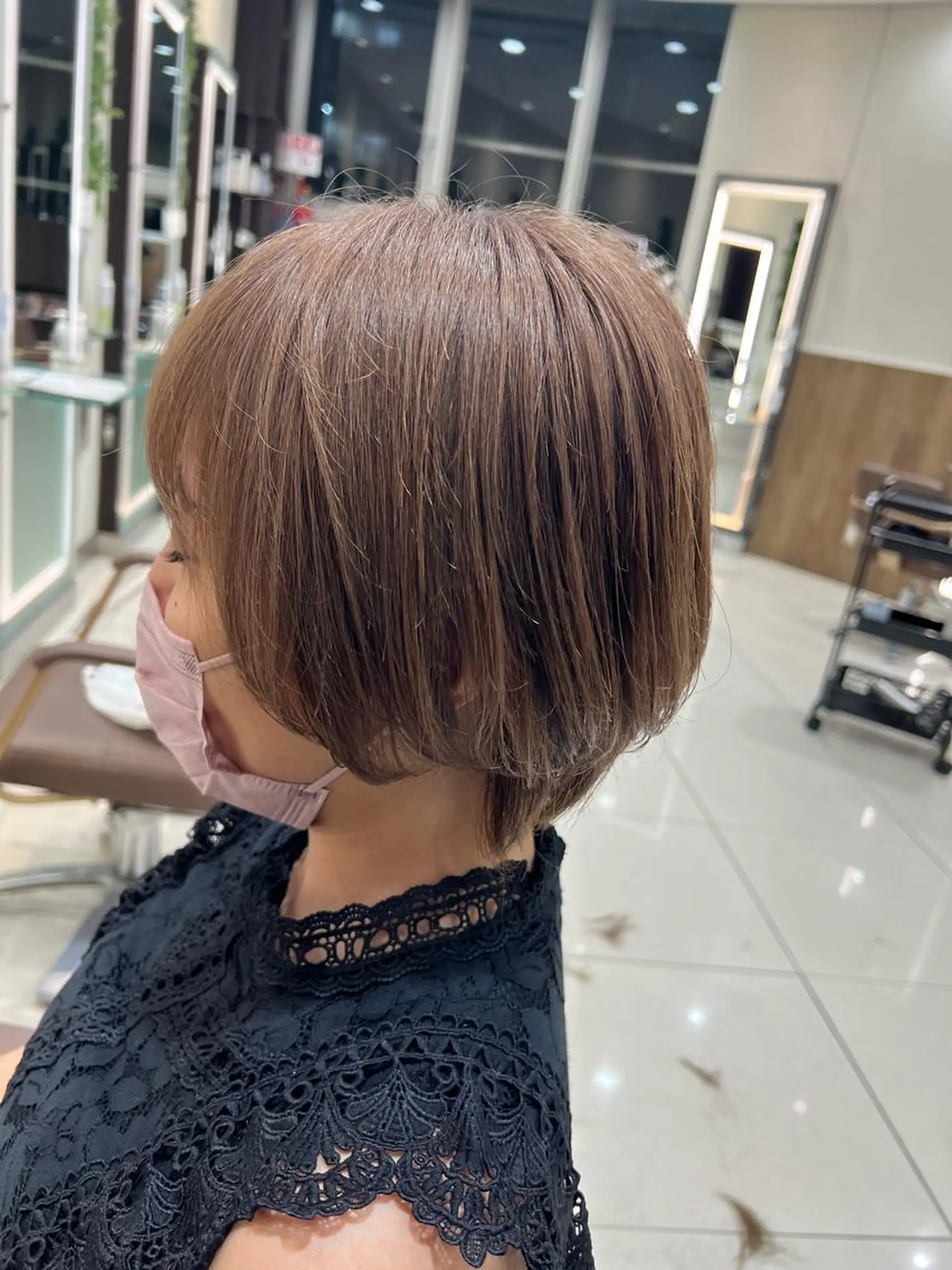 ショート カラー ショートボブ ベージュカラー ボブ ショートヘア ✨髪質改善矯正× ブリーチ✨YU-KIのヘアスタイル