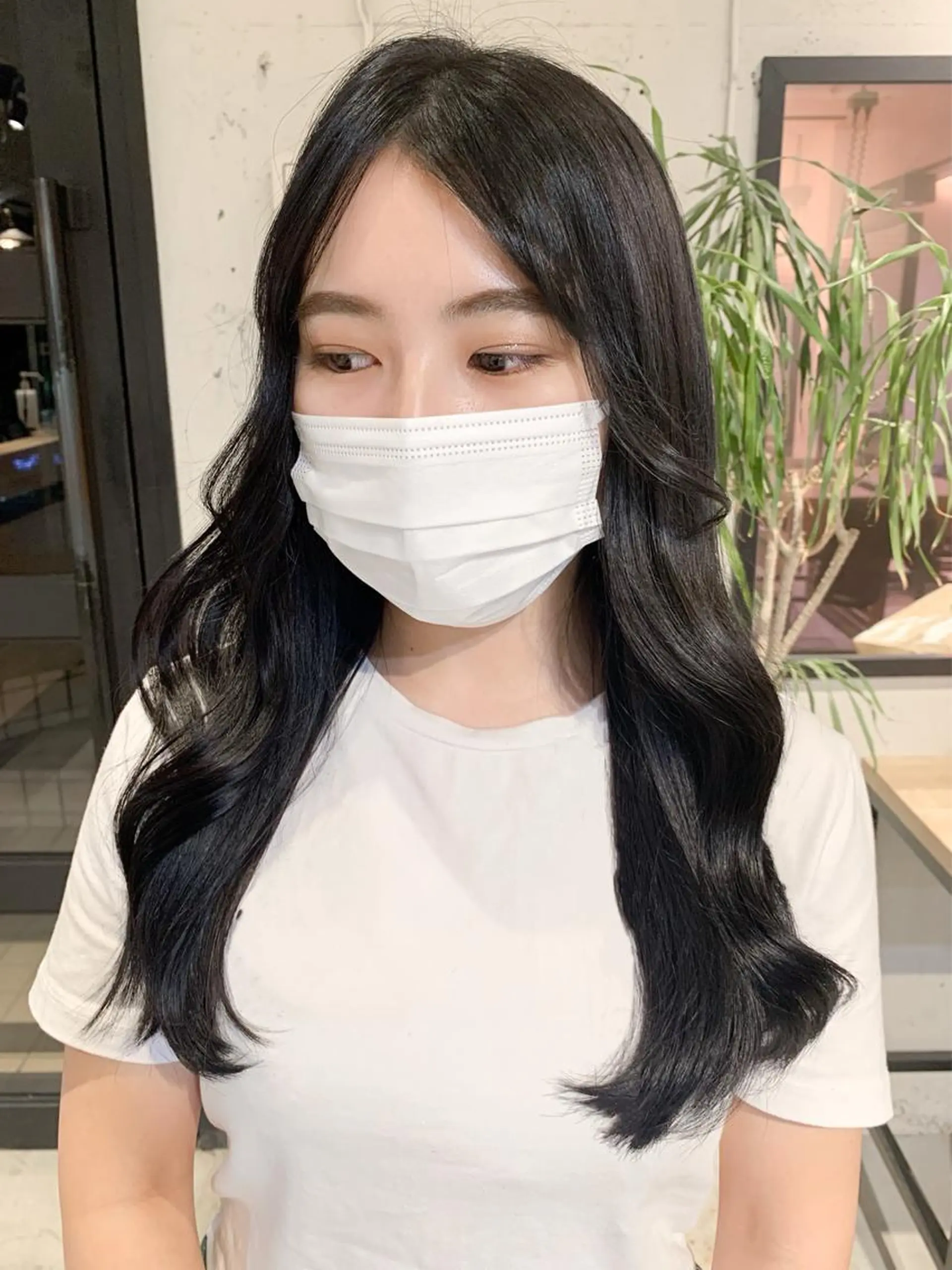 ロング カラー ヘアアレンジ ヘアカラー トリートメント yuka .のヘアスタイル