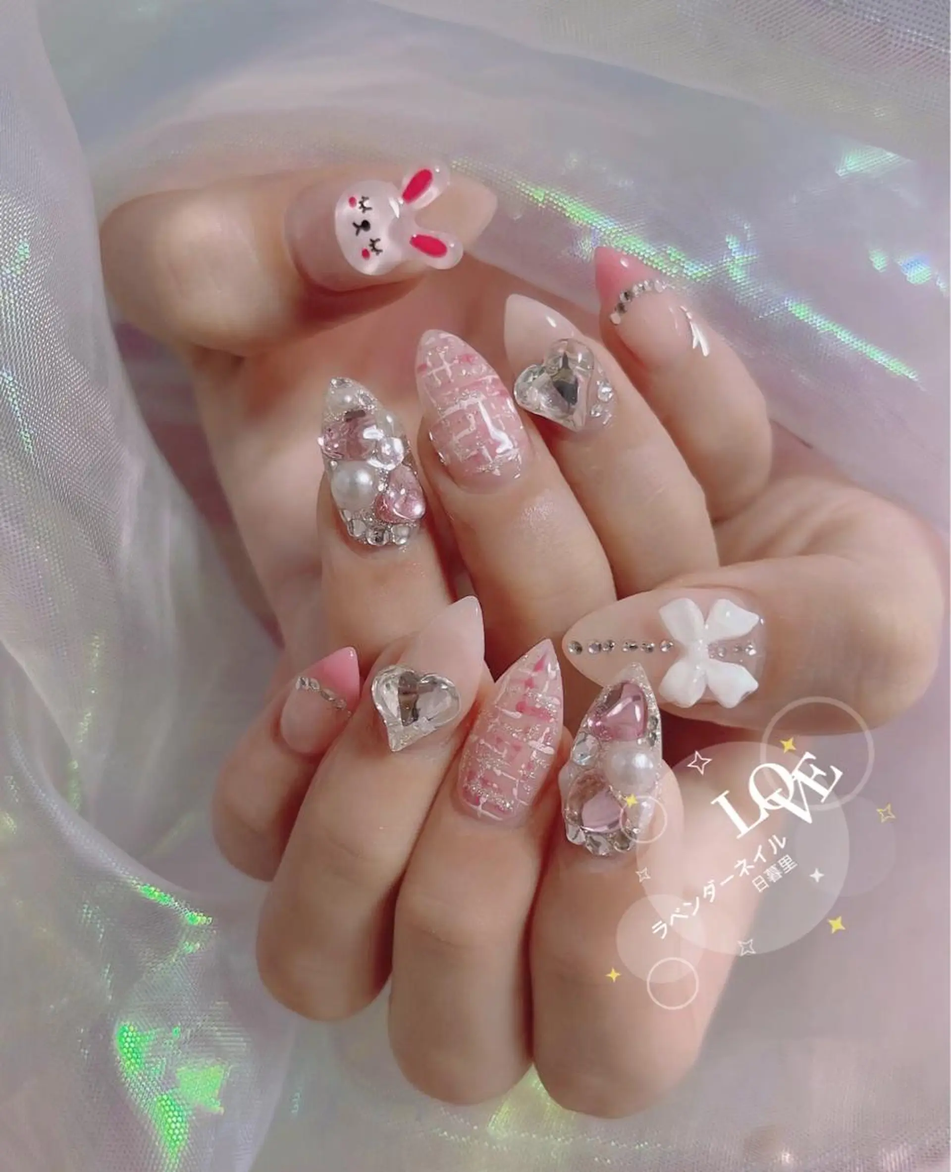 ネイル ラベンダー💖日暮里 ルル💖ネイルのネイルデザイン