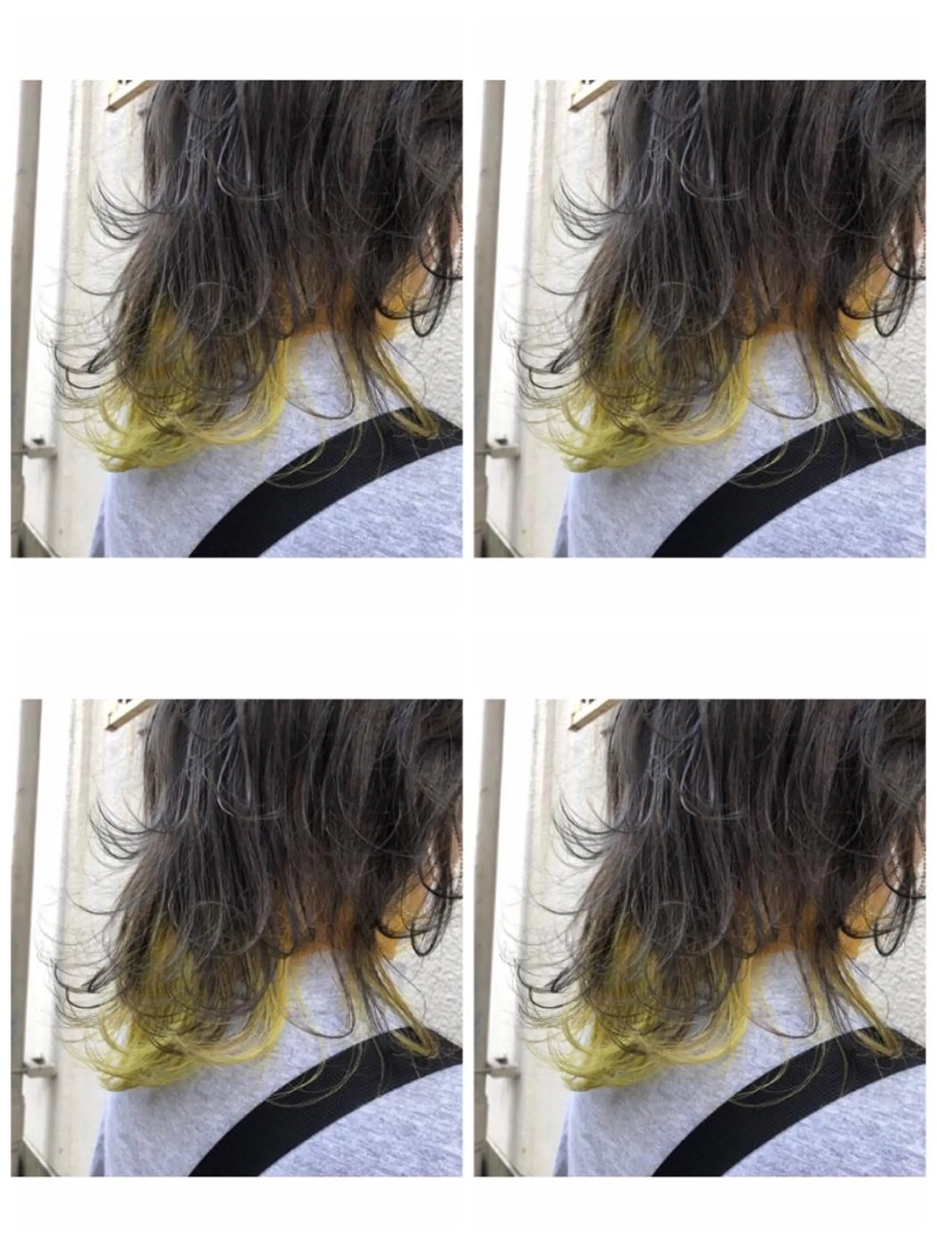 ミディアム カラー ブリーチ カット ヘアカラー ヨシダ トオルのヘアスタイル