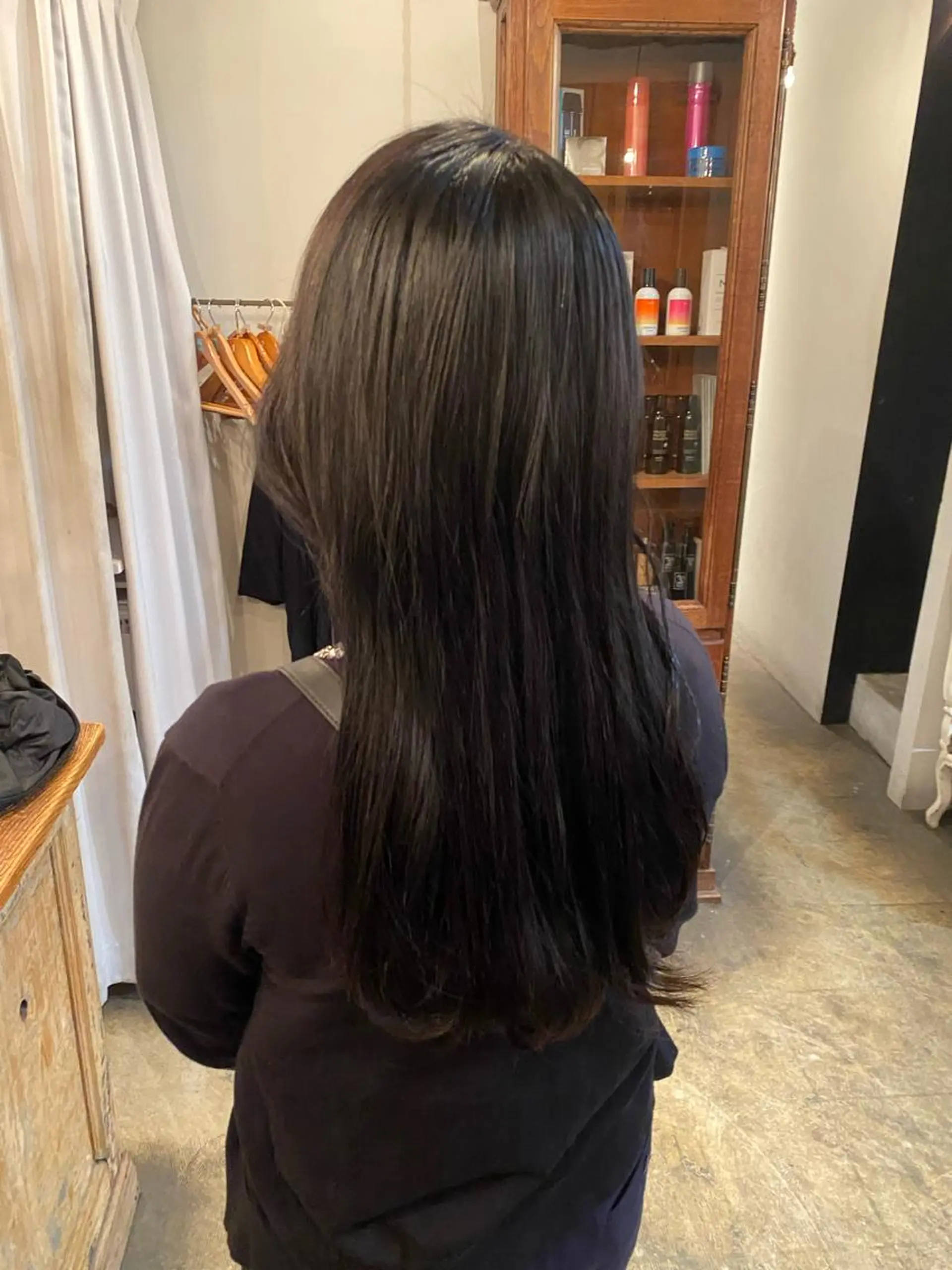 セミロング カラー レイヤーカット/ ダブルカラーサクライのヘアスタイル