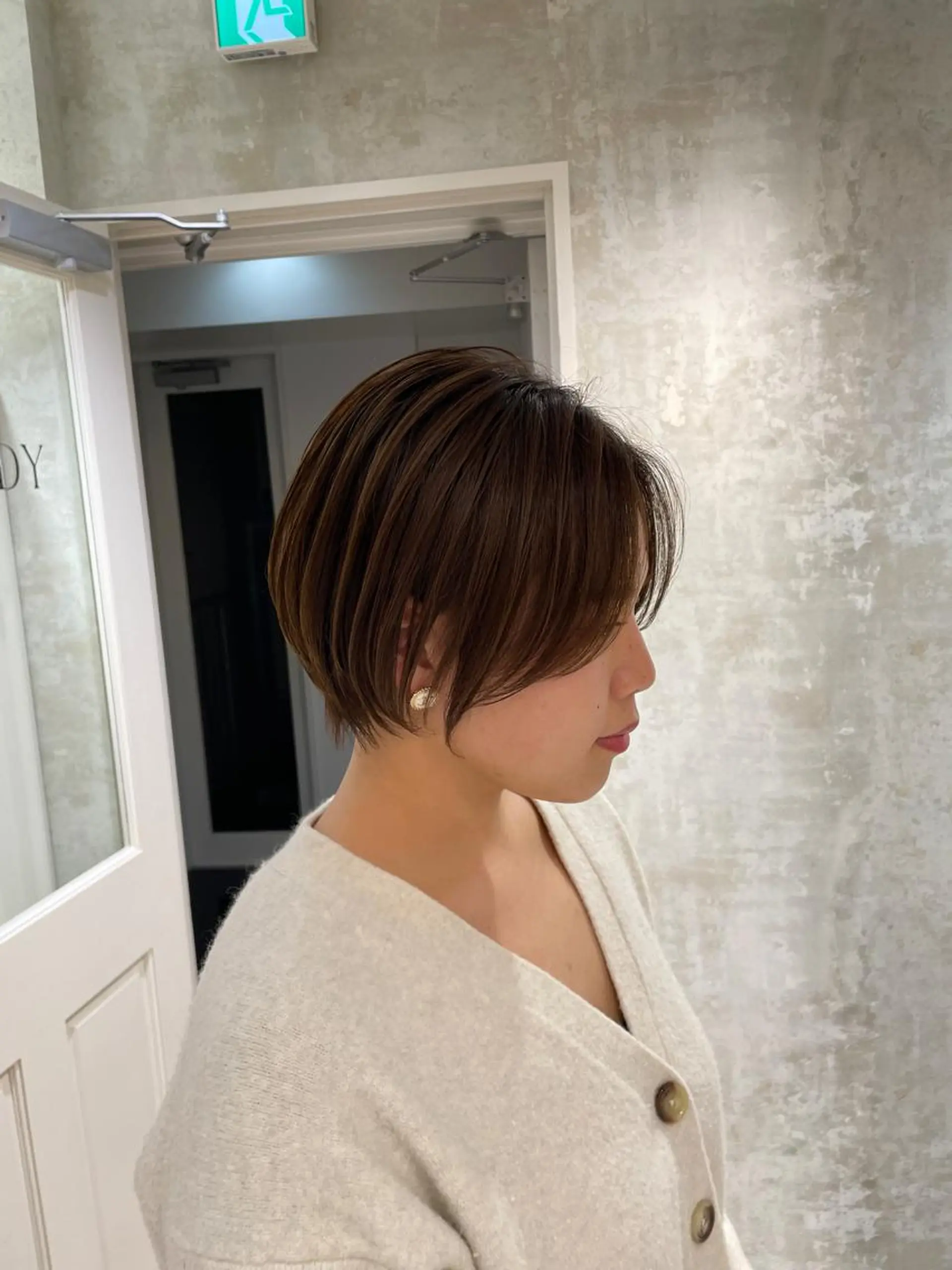 ショート ショートボブ ボブ ショートヘア 小野 明日香のヘアスタイル