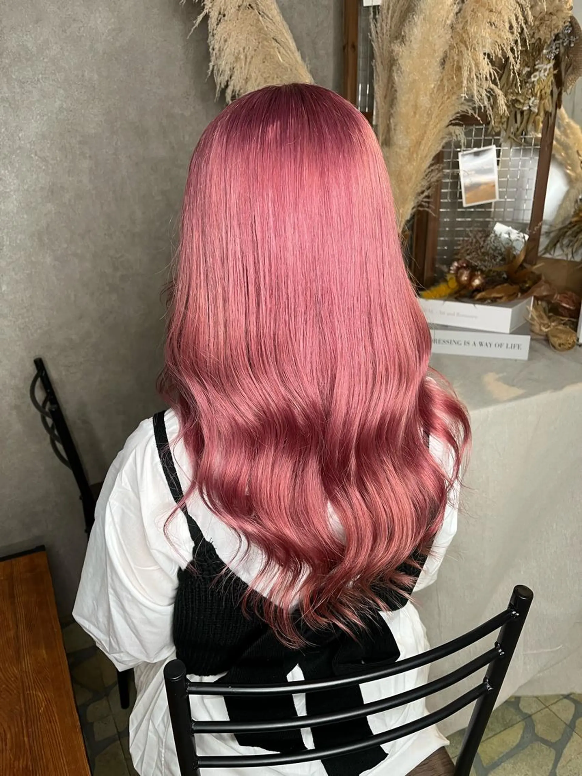 ロング パープルカラー ヘアカラー トリートメント エクステ・髪質改善・ ブリーチ・吉田大介のヘアスタイル