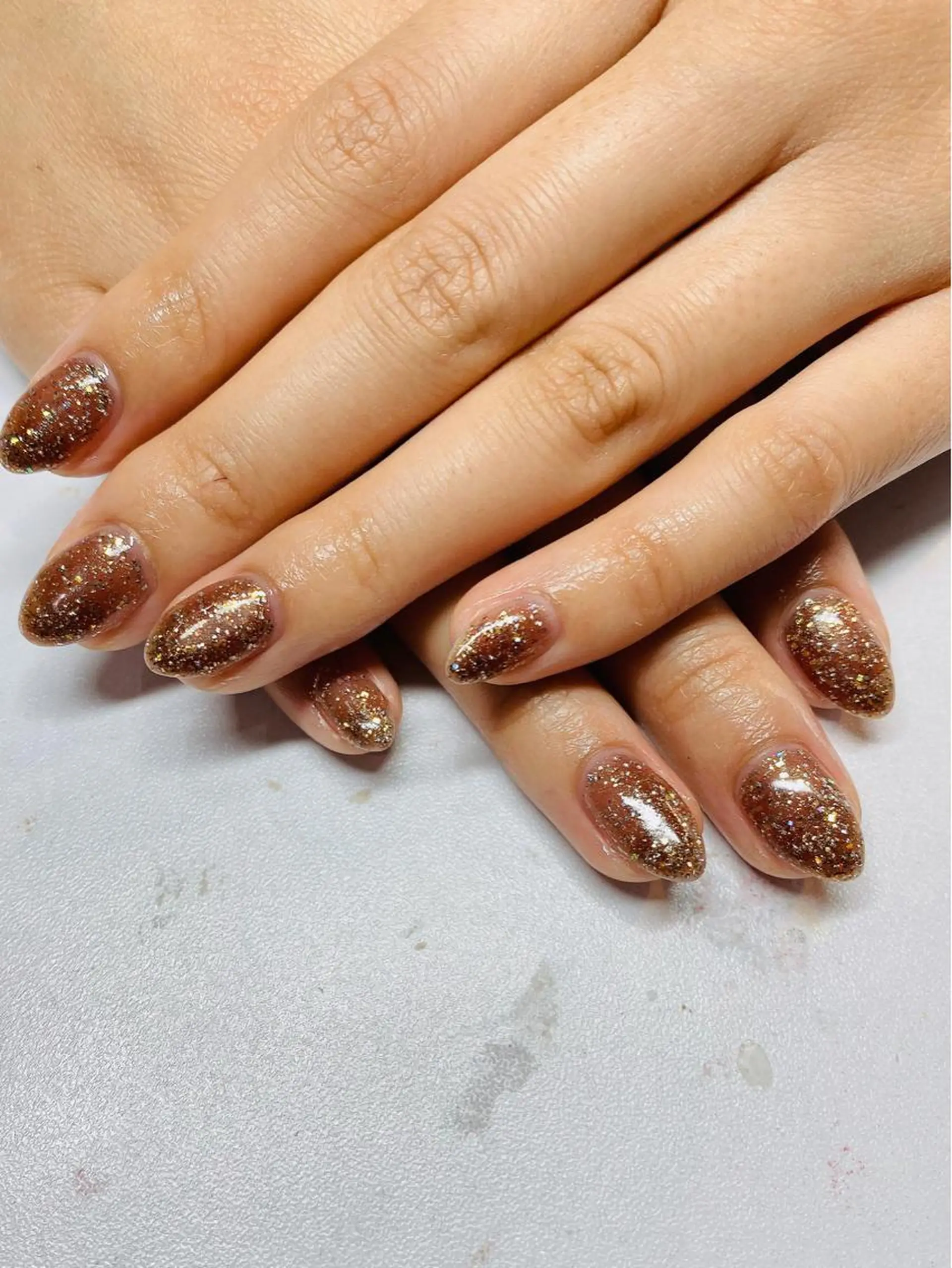 ネイル ラメ(グリッター) ワンカラーネイル yuminail所属・錦糸町 mi_nailのネイルデザイン