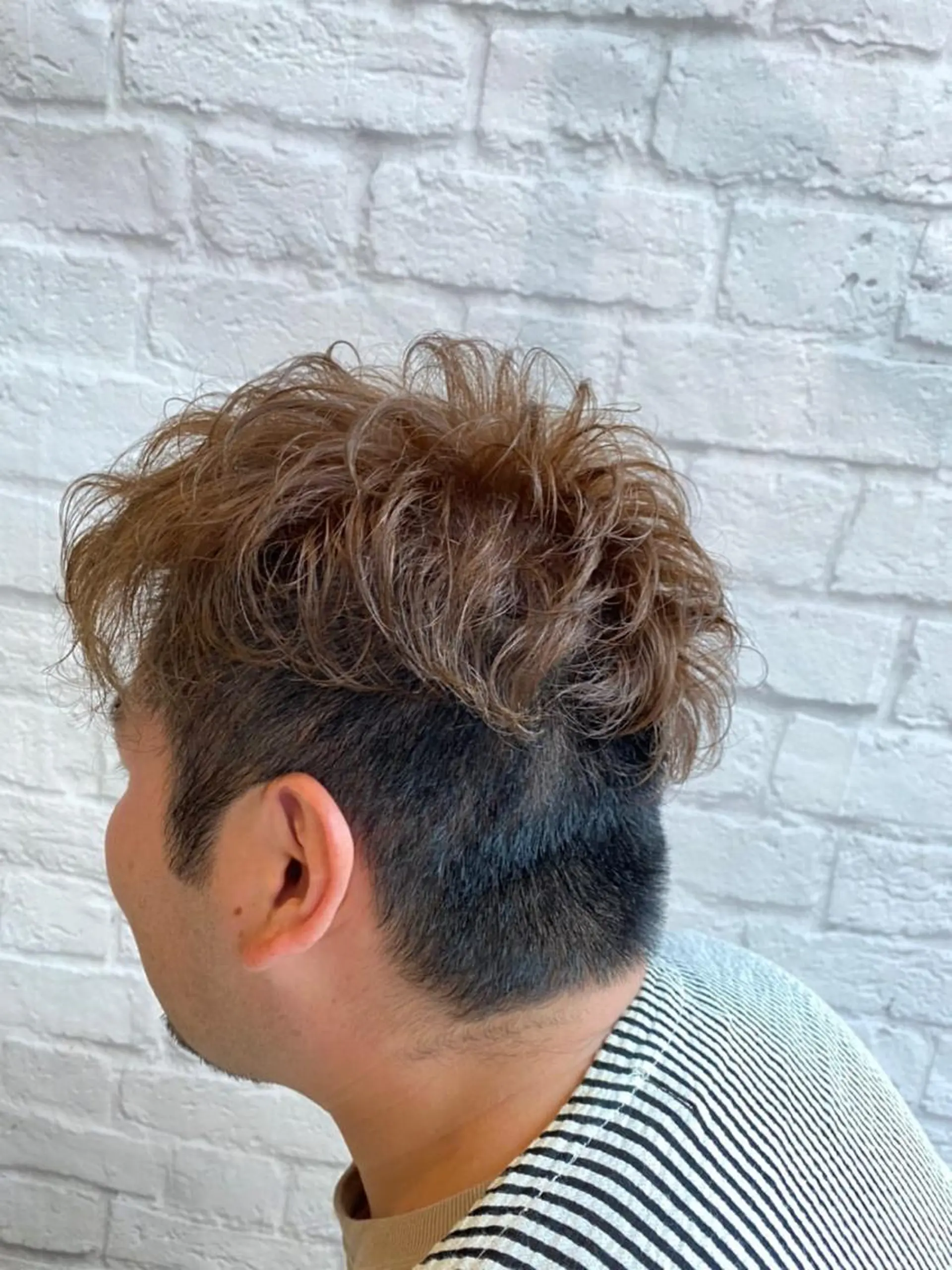 ショート メンズ カット ヘアカラー デザインカラー✨新倉 佑奈のヘアスタイル