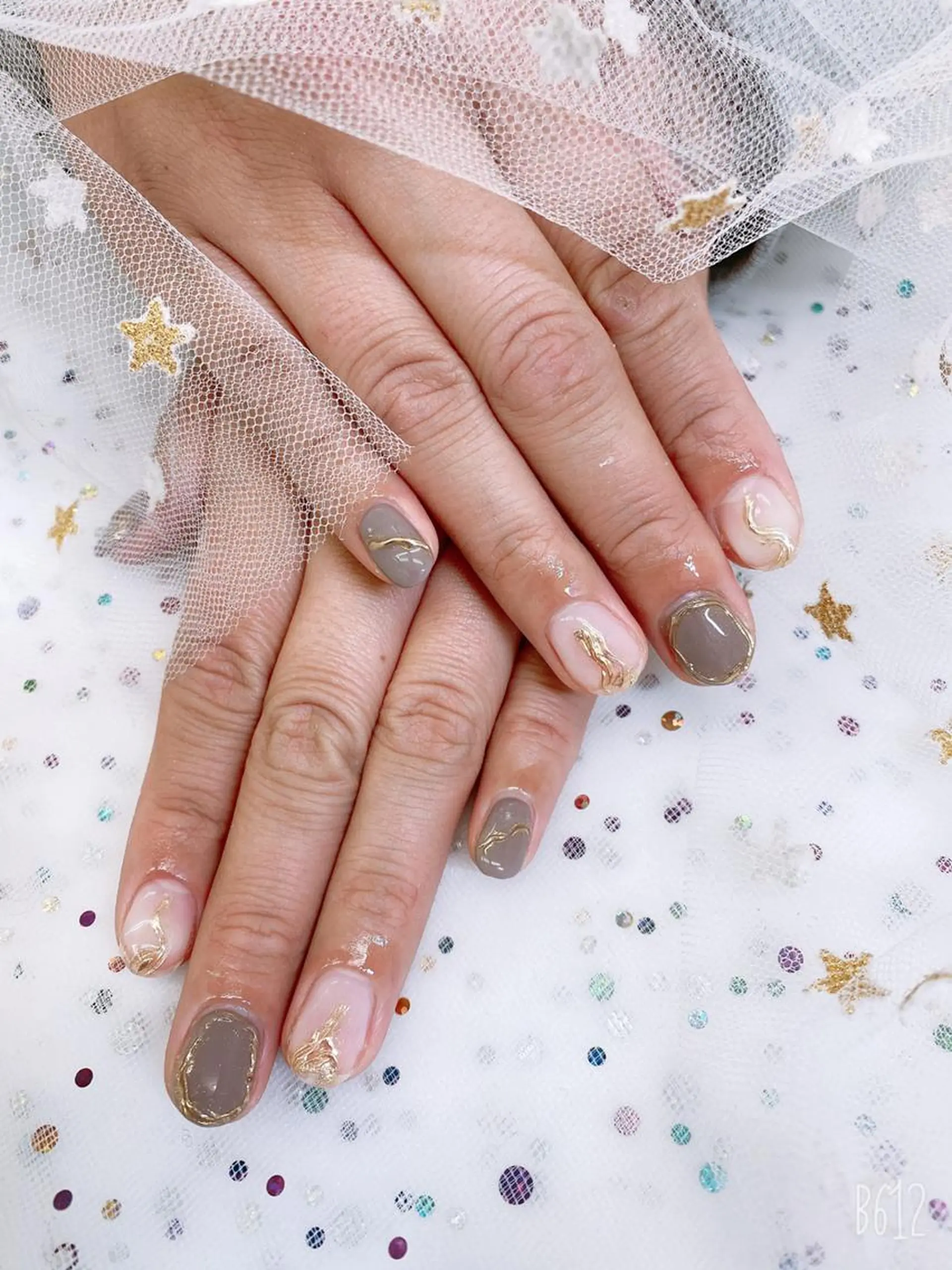 ネイル 🦋ネイルサロン ブラン🌈ゆりのネイルデザイン