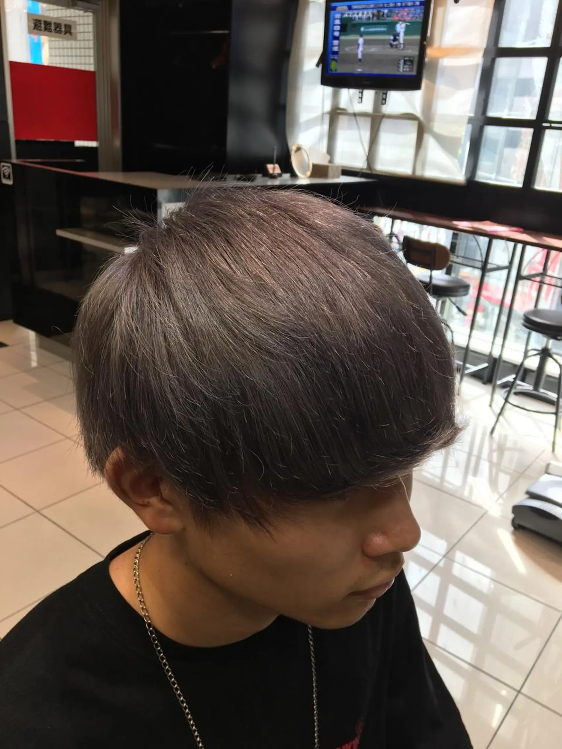 ショート カラー メンズ カット 縮毛矯正 メンズ特化🔥 アサオカカズキのヘアスタイル